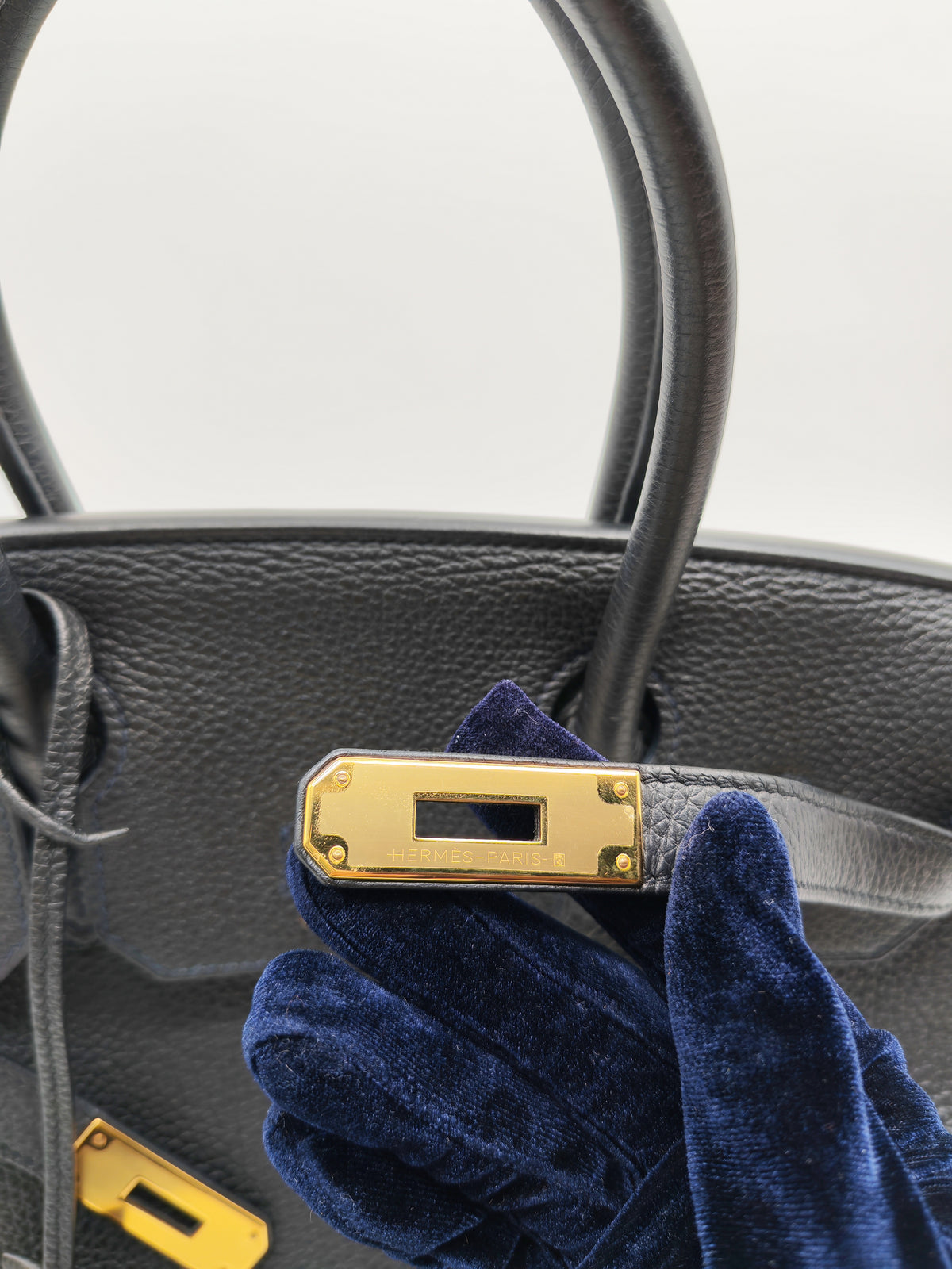 Hermes Birkin 30 Retourne in Black Togo Leather Gold Hardware Stamp Z (2021)