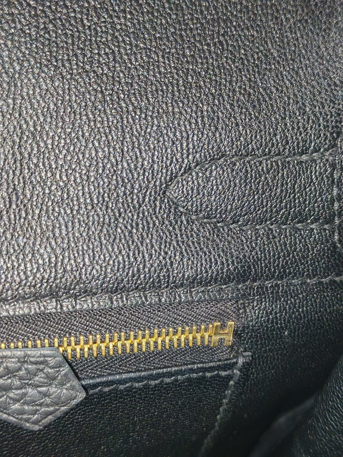 Hermes Birkin 30 Retourne in Black Togo Leather Gold Hardware Stamp Z (2021)