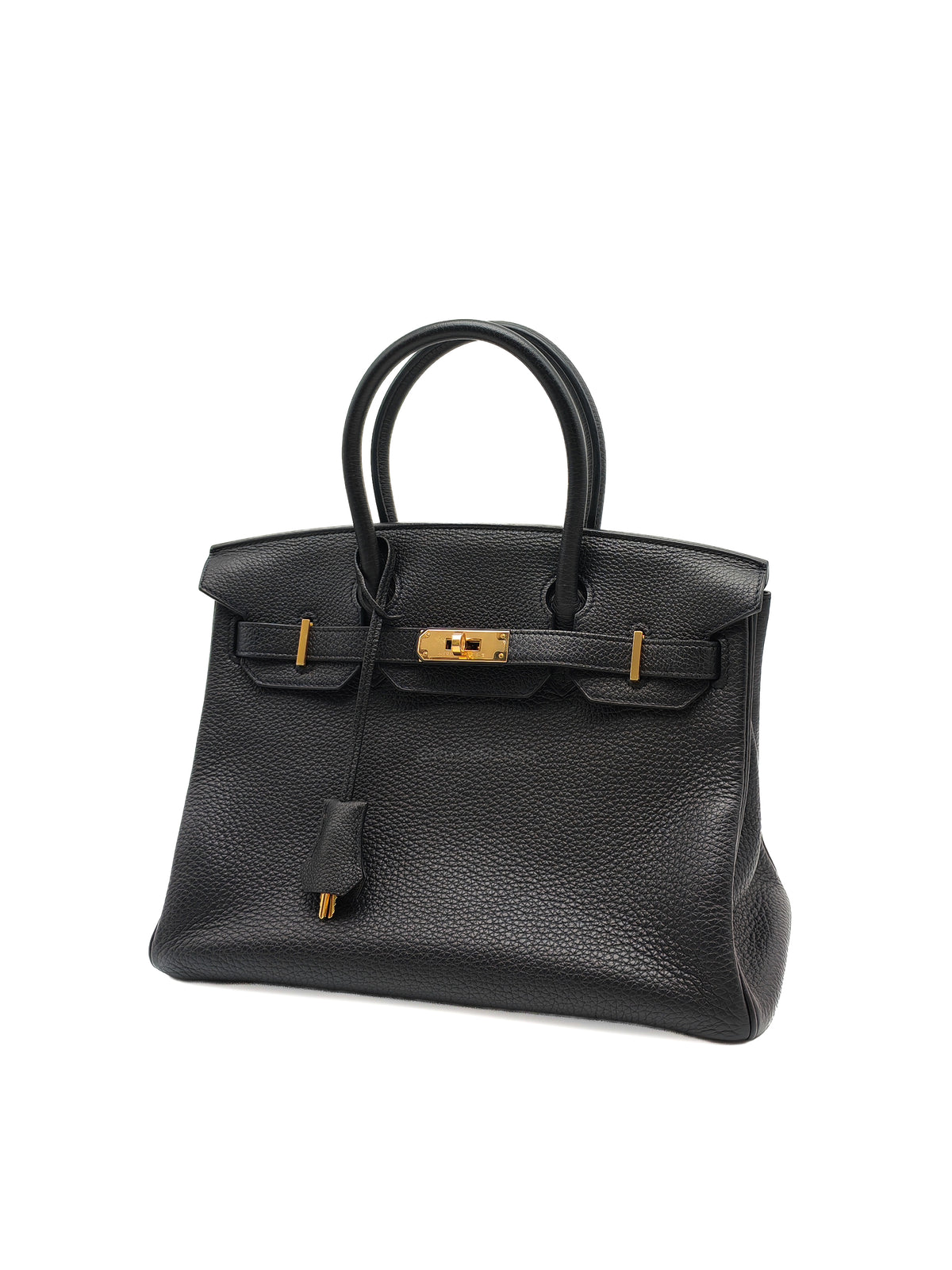 Hermes Birkin 30 Retourne in Black Togo Leather Gold Hardware Stamp Z (2021)
