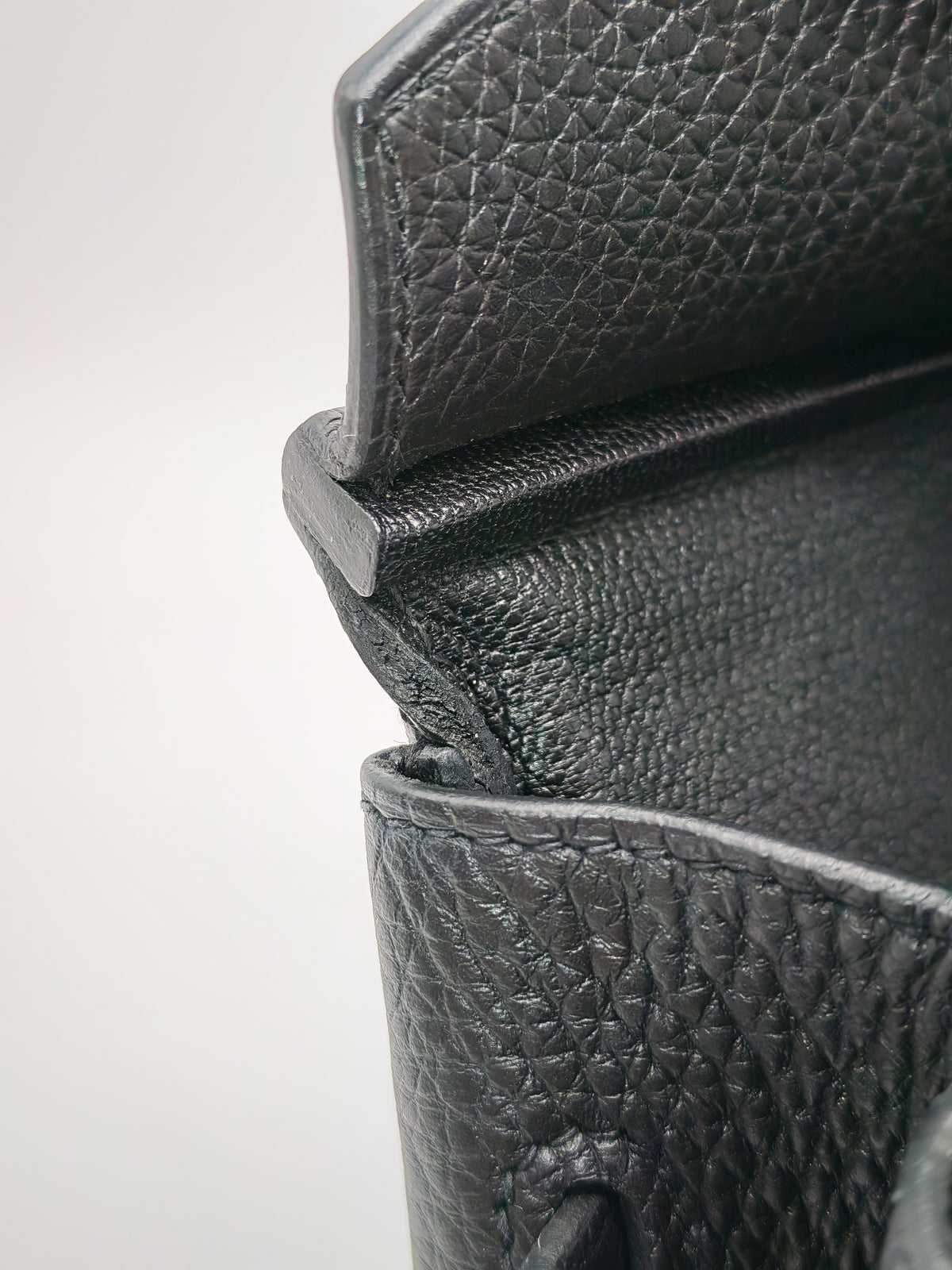 Hermes Birkin 30 Retourne in Black Togo Leather Gold Hardware Stamp Z (2021)