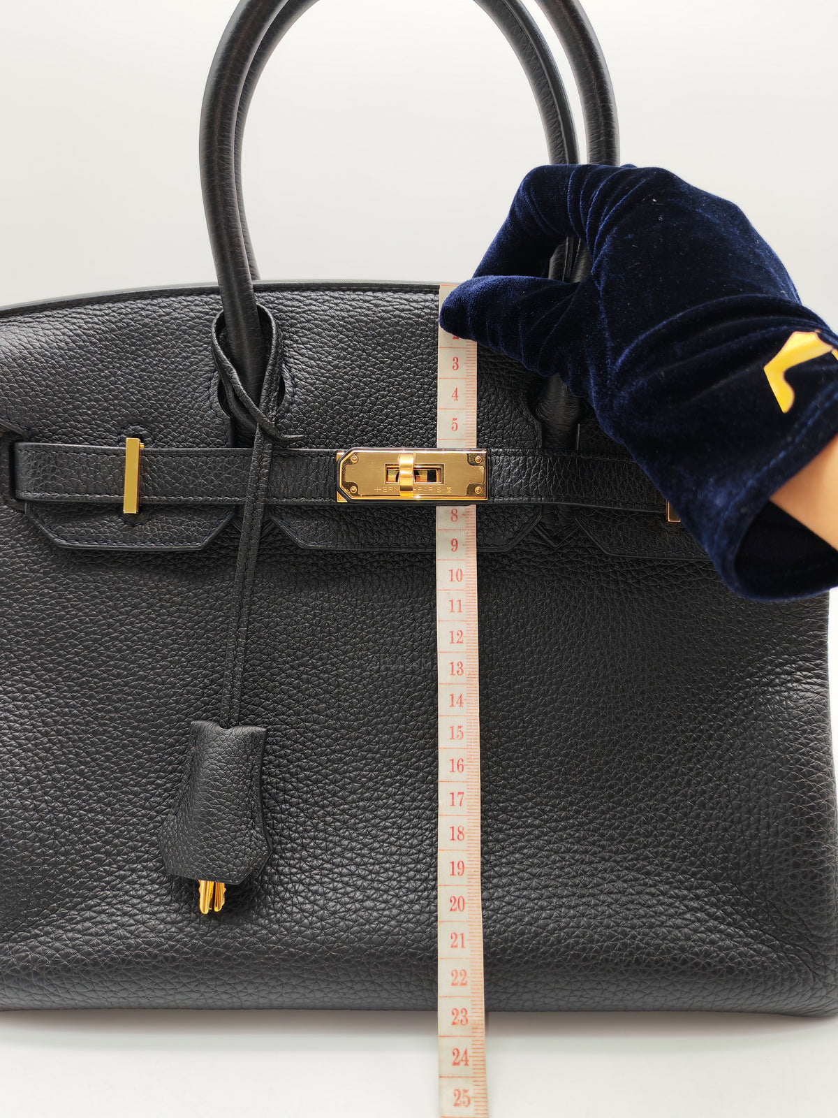 Hermes Birkin 30 Retourne in Black Togo Leather Gold Hardware Stamp Z (2021)