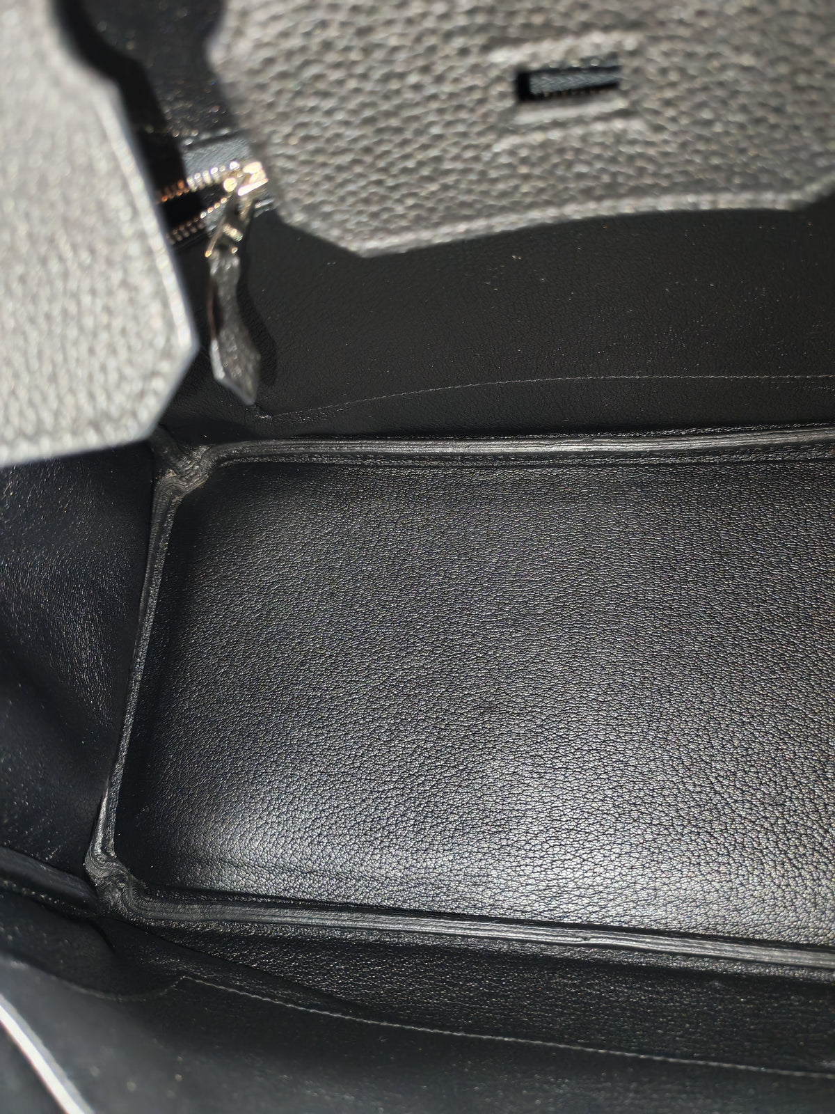 Hermes Birkin 30 Retourne in Black Togo Leather Palladium Hardware Stamp A (2017)