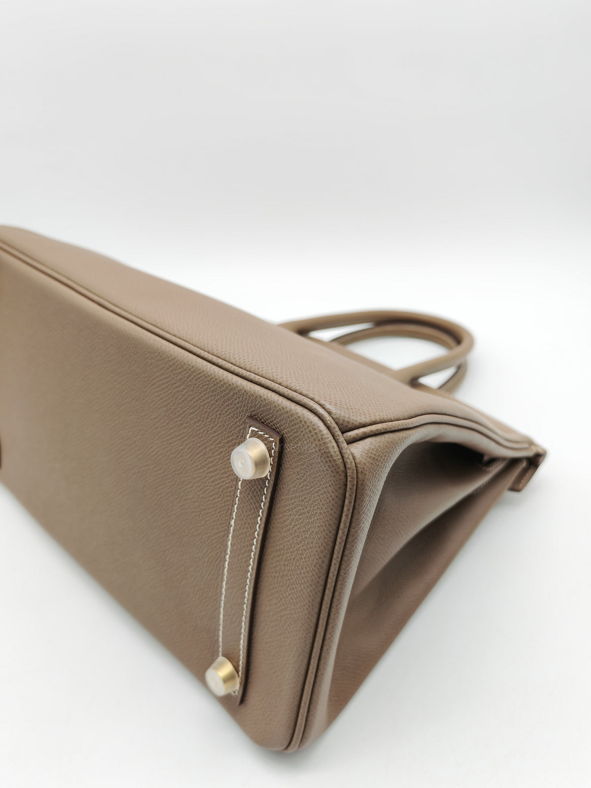 Hermes Birkin 30 Retourne in Etoupe Epsom Leather Gold Hardware Stamp Y (2020)