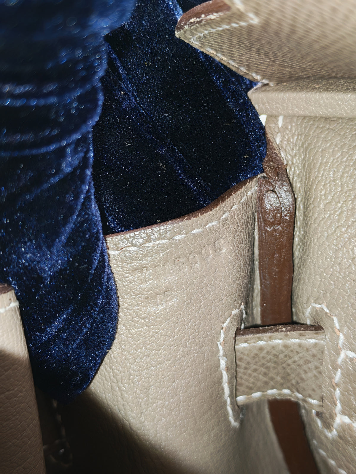 Hermes Birkin 30 Retourne in Etoupe Epsom Leather Gold Hardware Stamp Y (2020)
