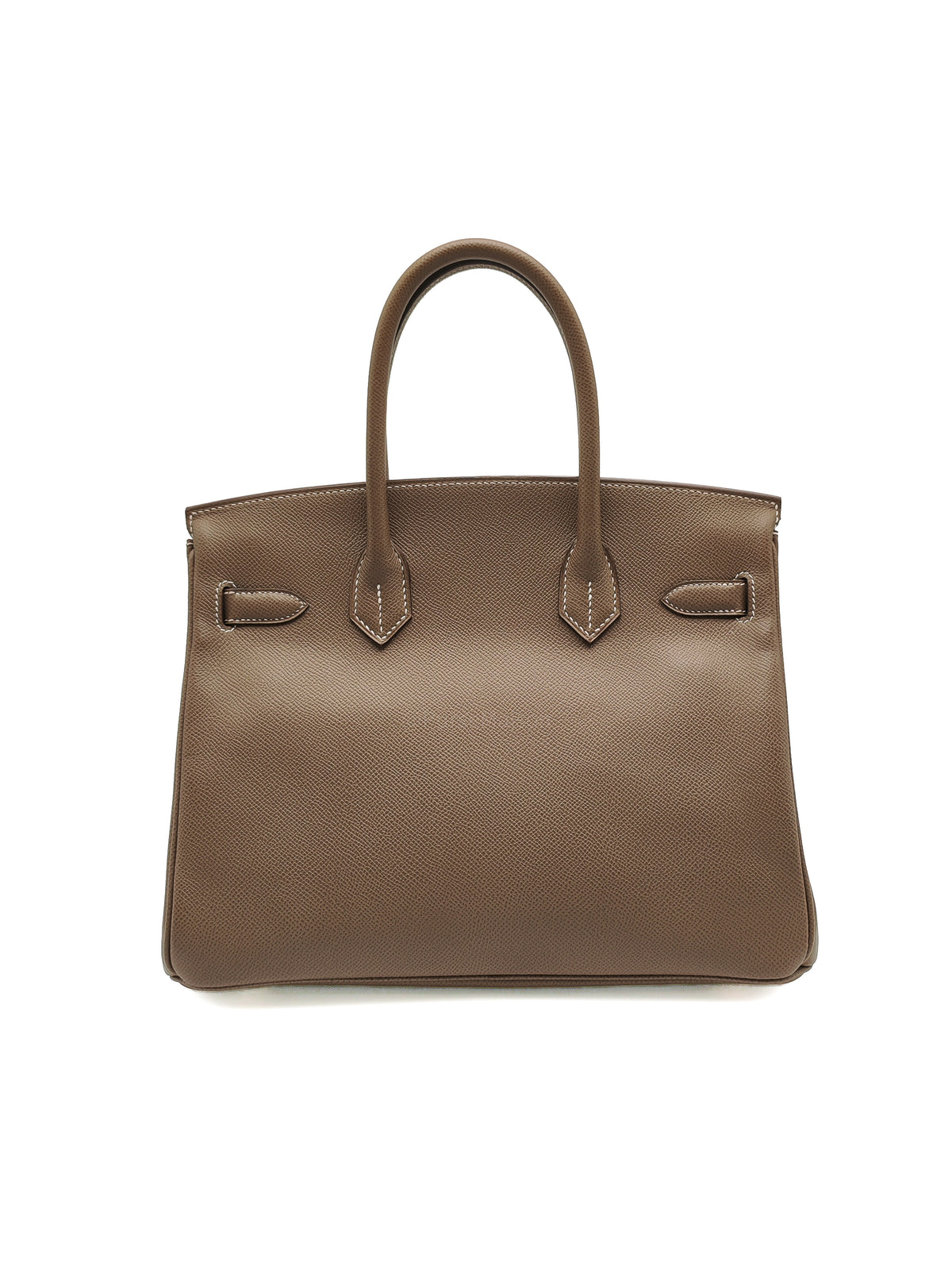 Hermes Birkin 30 Retourne in Etoupe Epsom Leather Gold Hardware Stamp Y (2020)