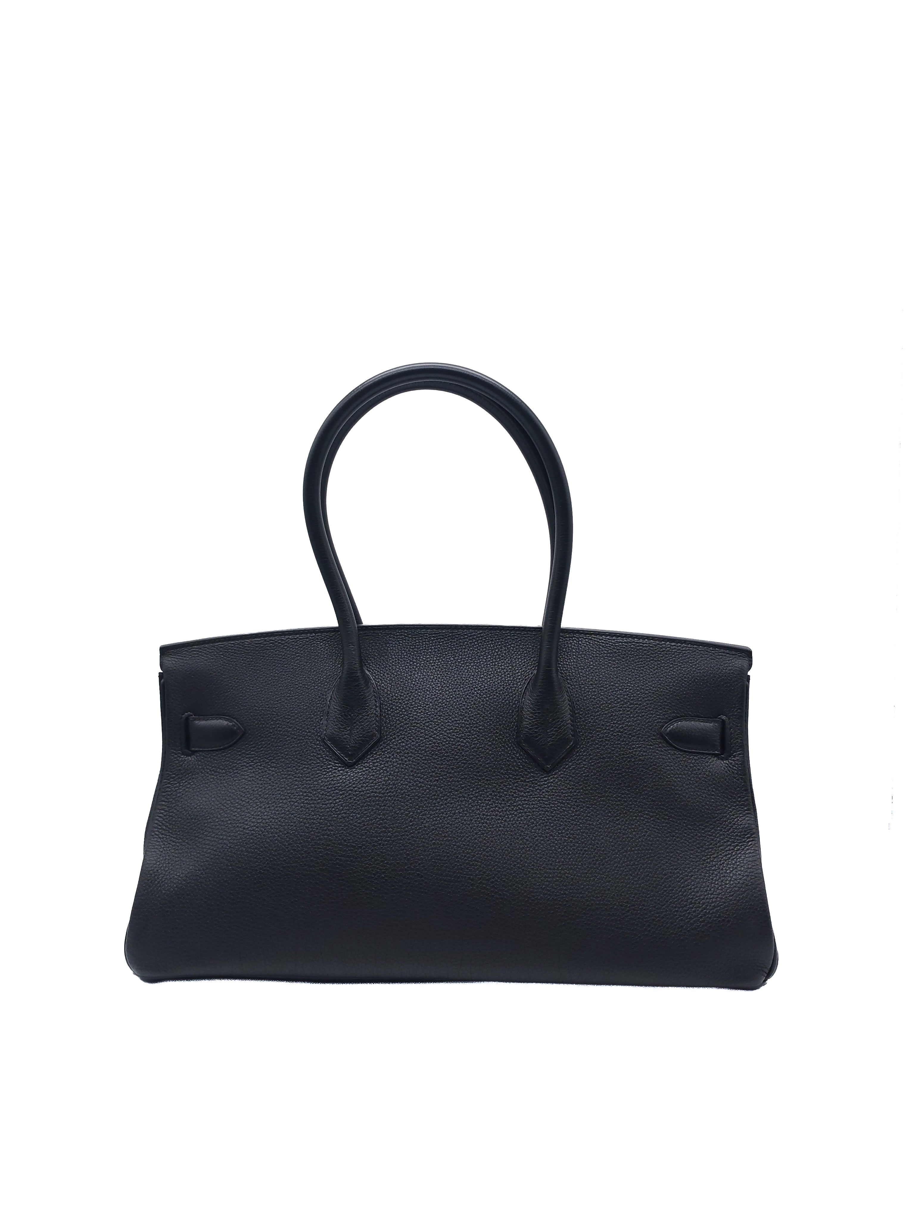Hermes Birkin 42 The Shoulder in Black Togo LeatherGold Hardware Stamp Q Square(2013)