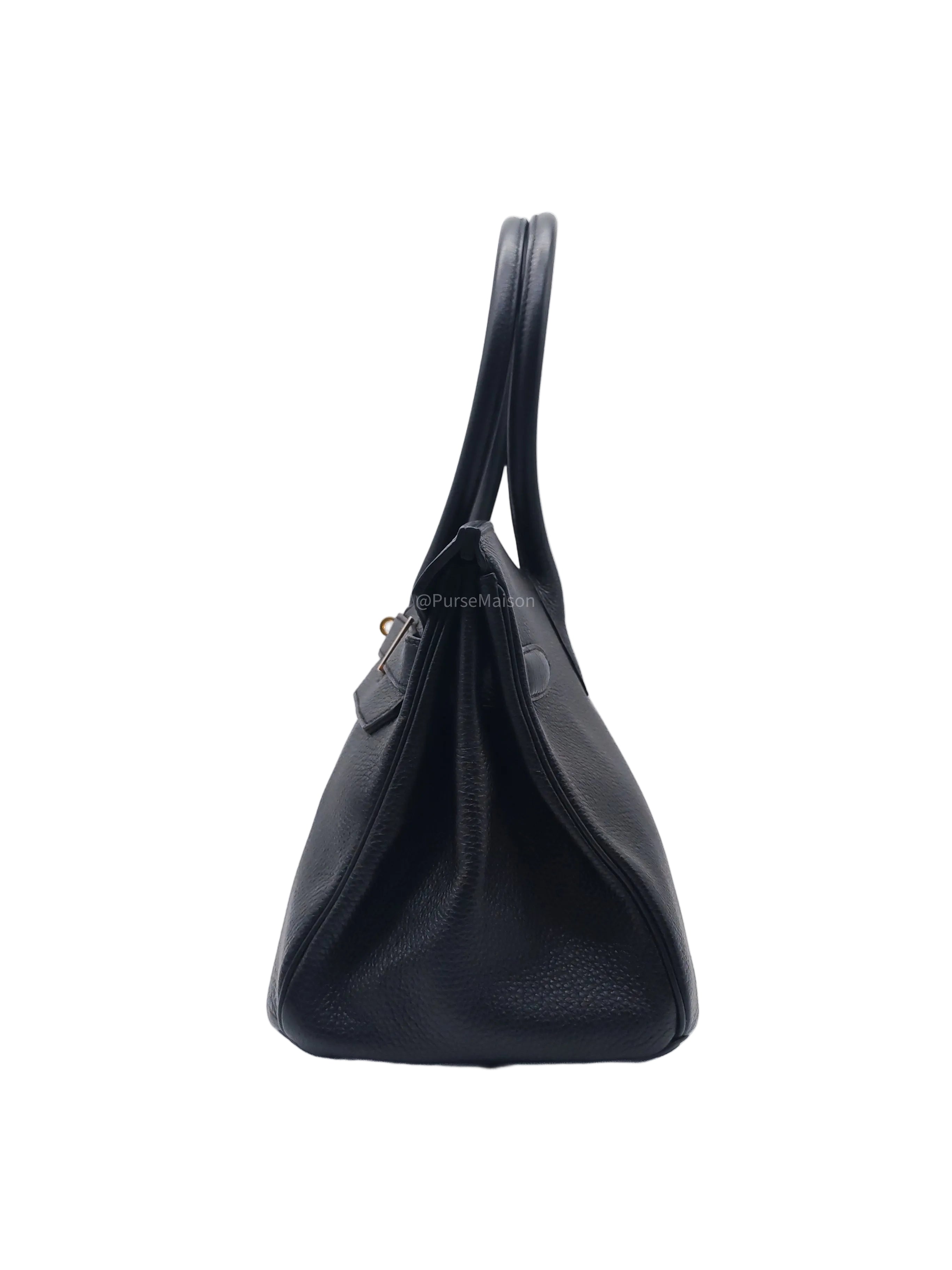 Hermes Birkin 42 The Shoulder in Black Togo LeatherGold Hardware Stamp Q Square(2013)