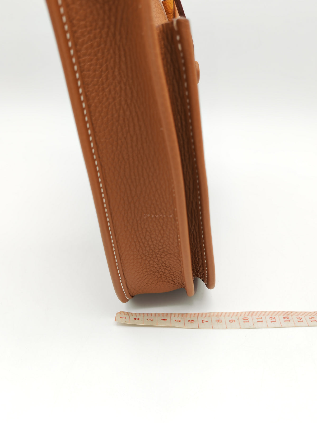 Hermes Evelyne 23 in Gold Taurillon Clemence Leather Gold Hardware Stamp G(2026)