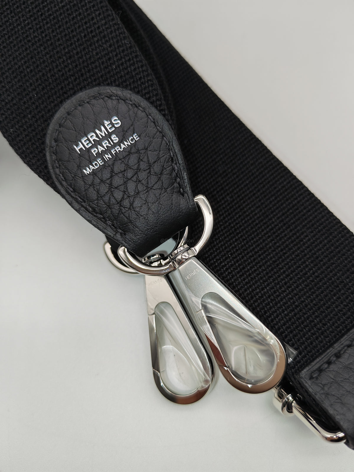 Hermes Evelyne 23 in Black/Noir Taurillon Clemence Leather Palladium Hardware Stamp G(2026)