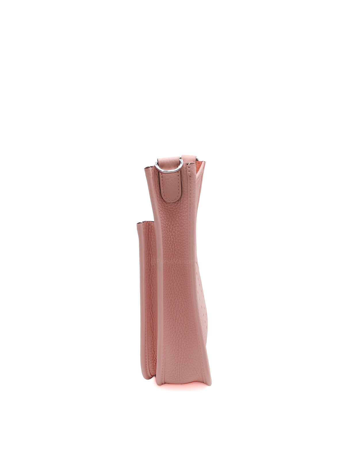 Hermes Evelyne Poche III 23 in Sakura Pink Clemence Leather Palladium Hardware Stamp K (2025)