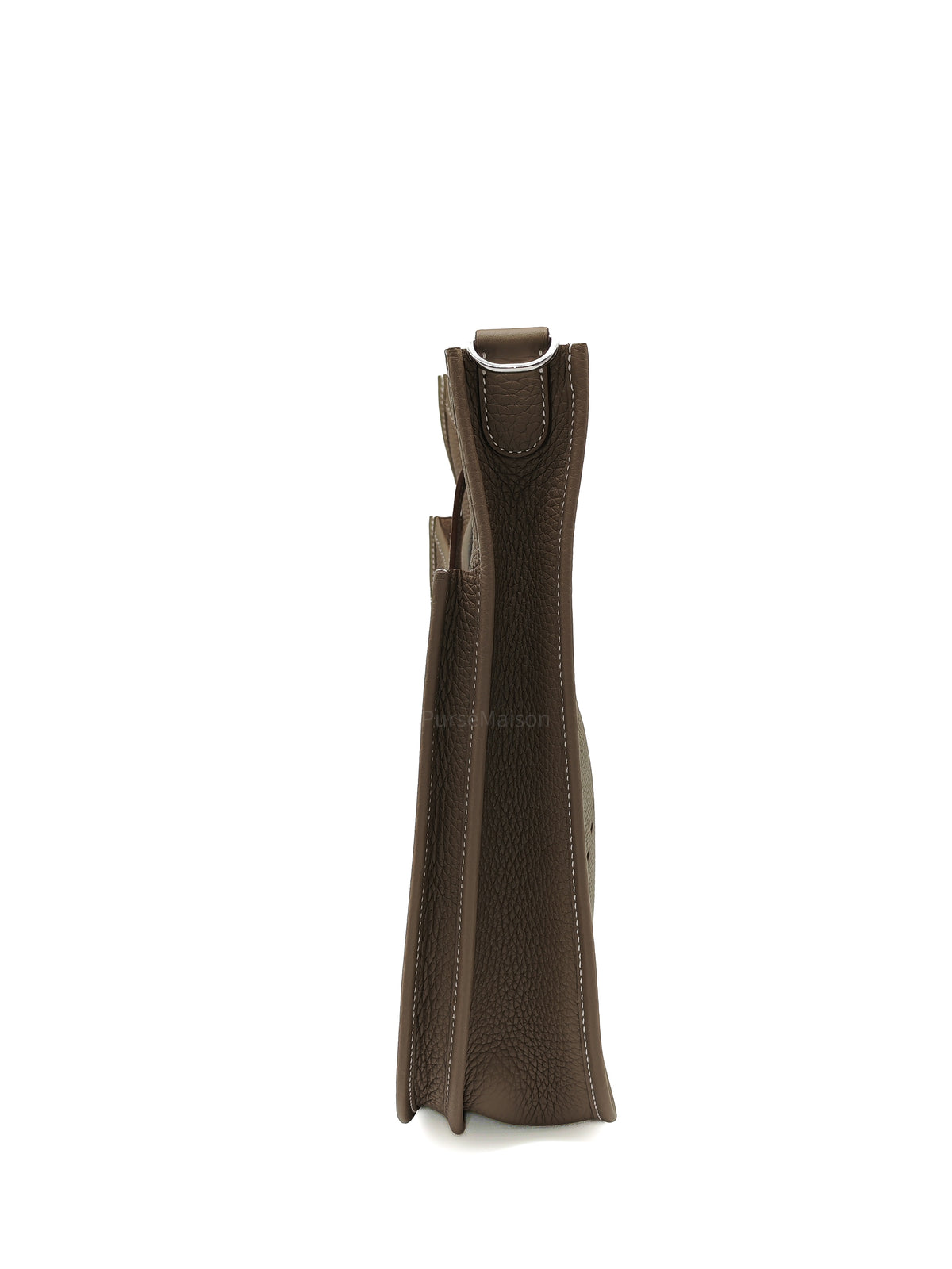 Hermes Evelyne PM in Etoupe Clemence Leather Palladium Hardware Stamp K (2026)
