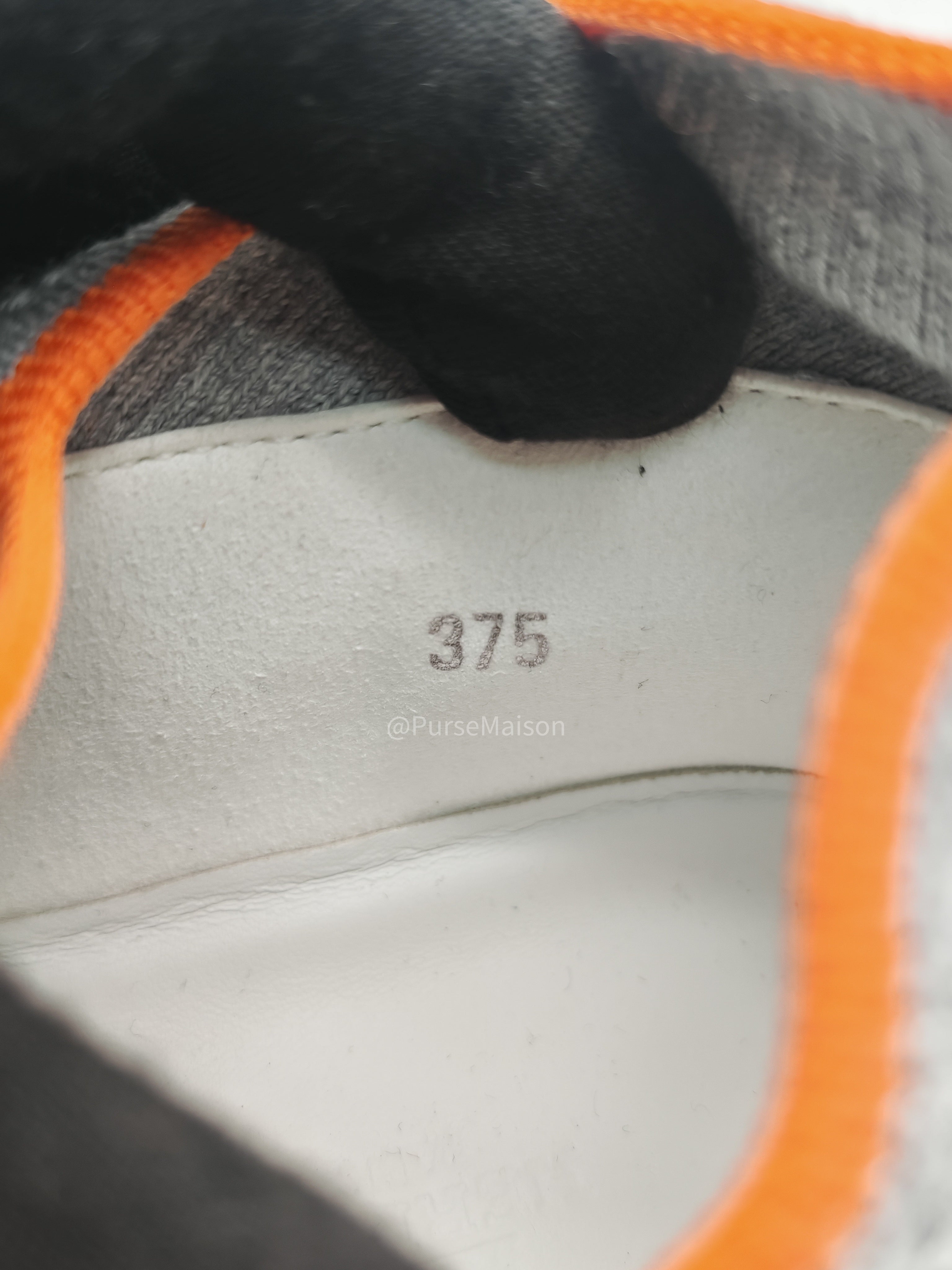 Hermès Flex Slip-On Sneakers in Gris Silex Fabric Low Top Size 37.5 EU (23.7 cm)