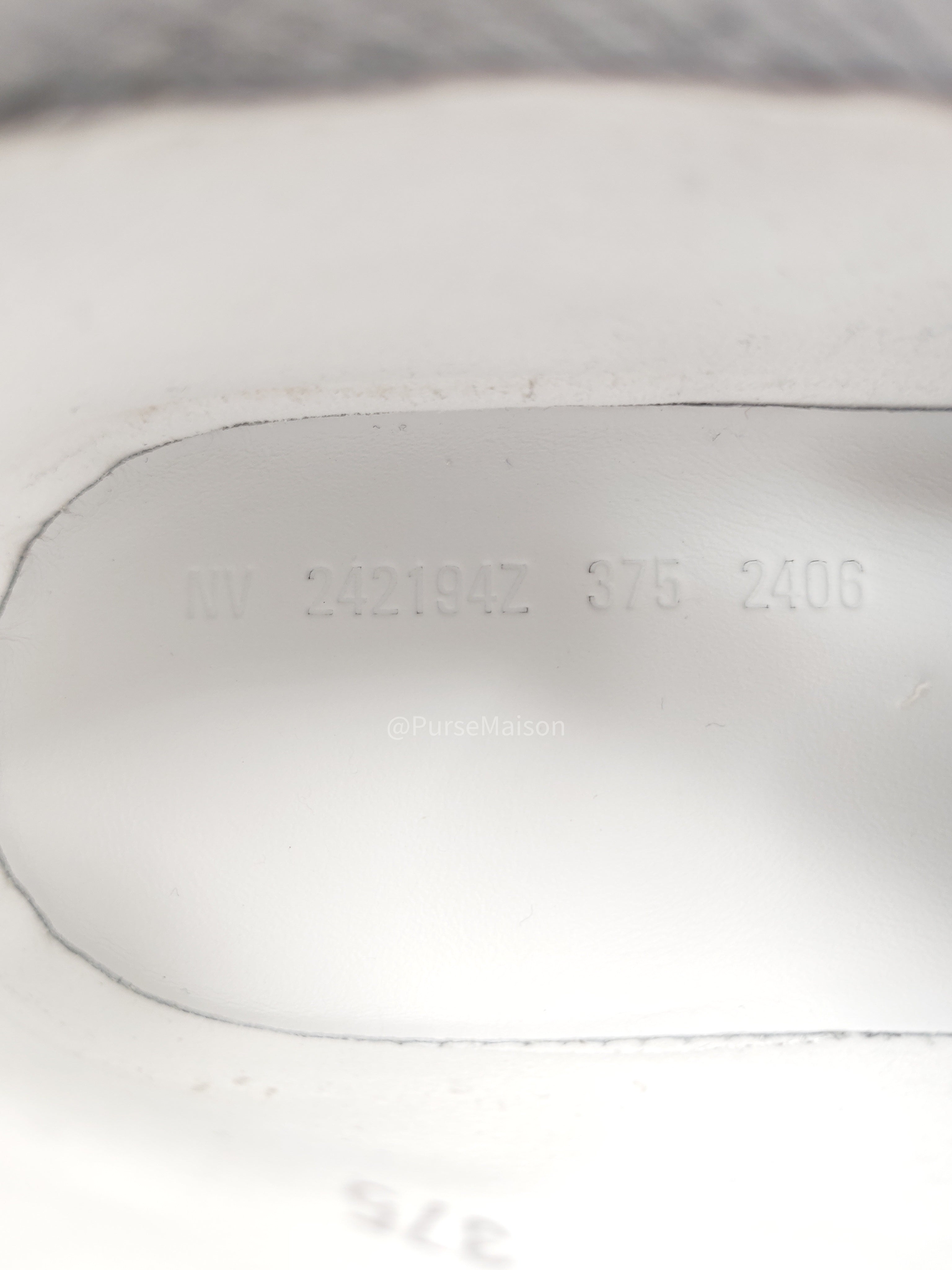 Hermès Flex Slip-On Sneakers in Gris Silex Fabric Low Top Size 37.5 EU (23.7 cm)