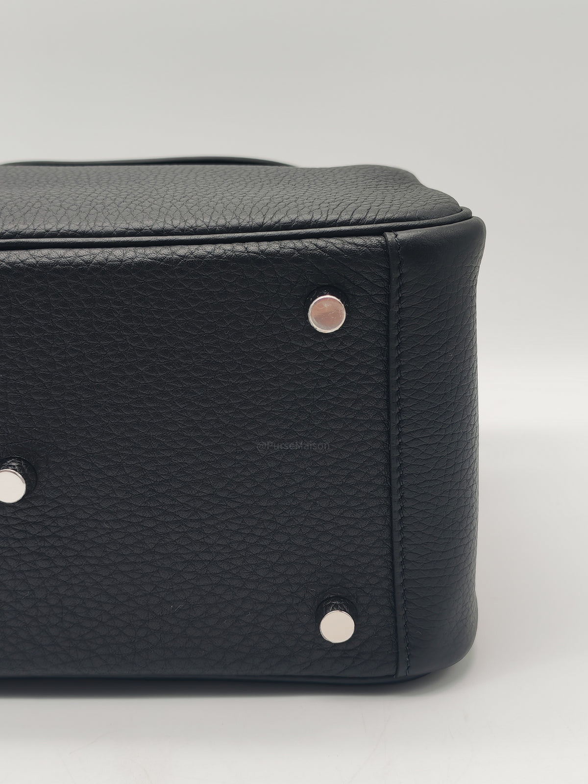 Hermes Lindy 26 in Noir Clemence Leather Palladium Hardware Stamp G (2026)