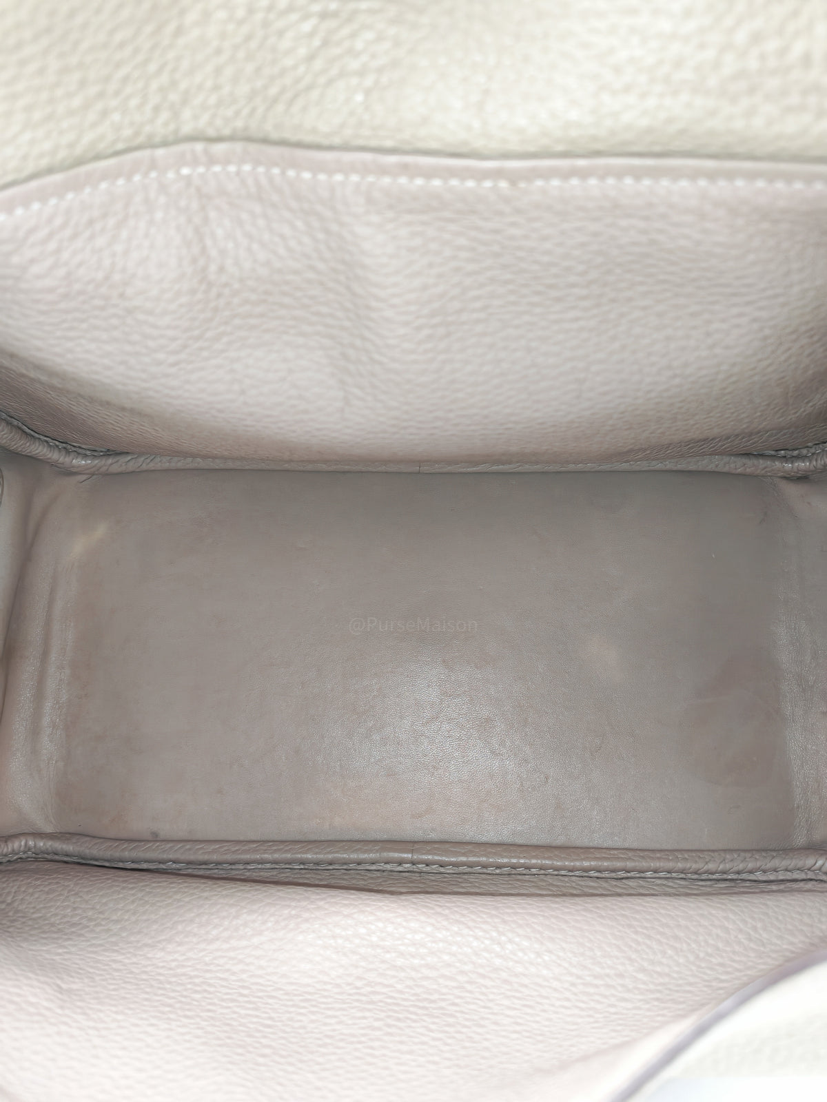 Hermes Lindy 30 in Trench Clemence Leather Gold Hardware Stamp Square Q (2013)