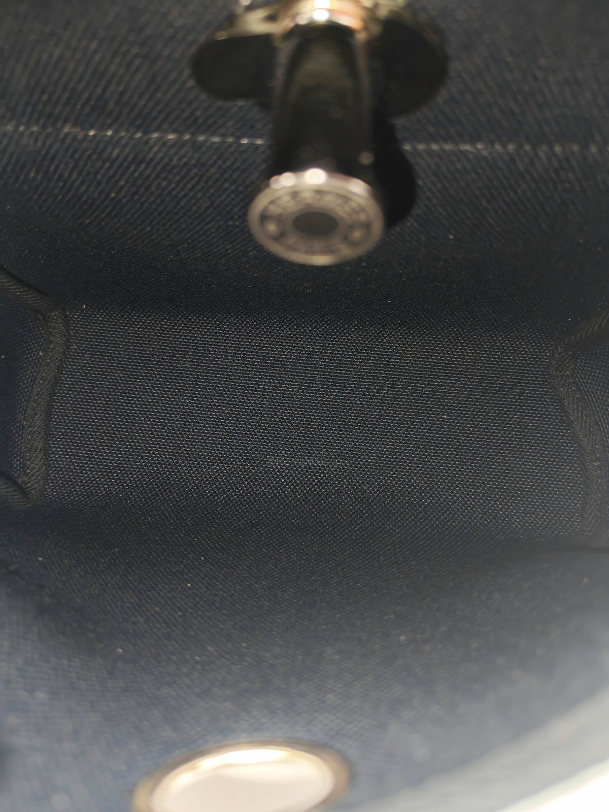 Hermes Mini Herbag Zip RT 20 in Blue Indigo Canvas & Noir Leather Palladium Hardware Stamp G (2025)