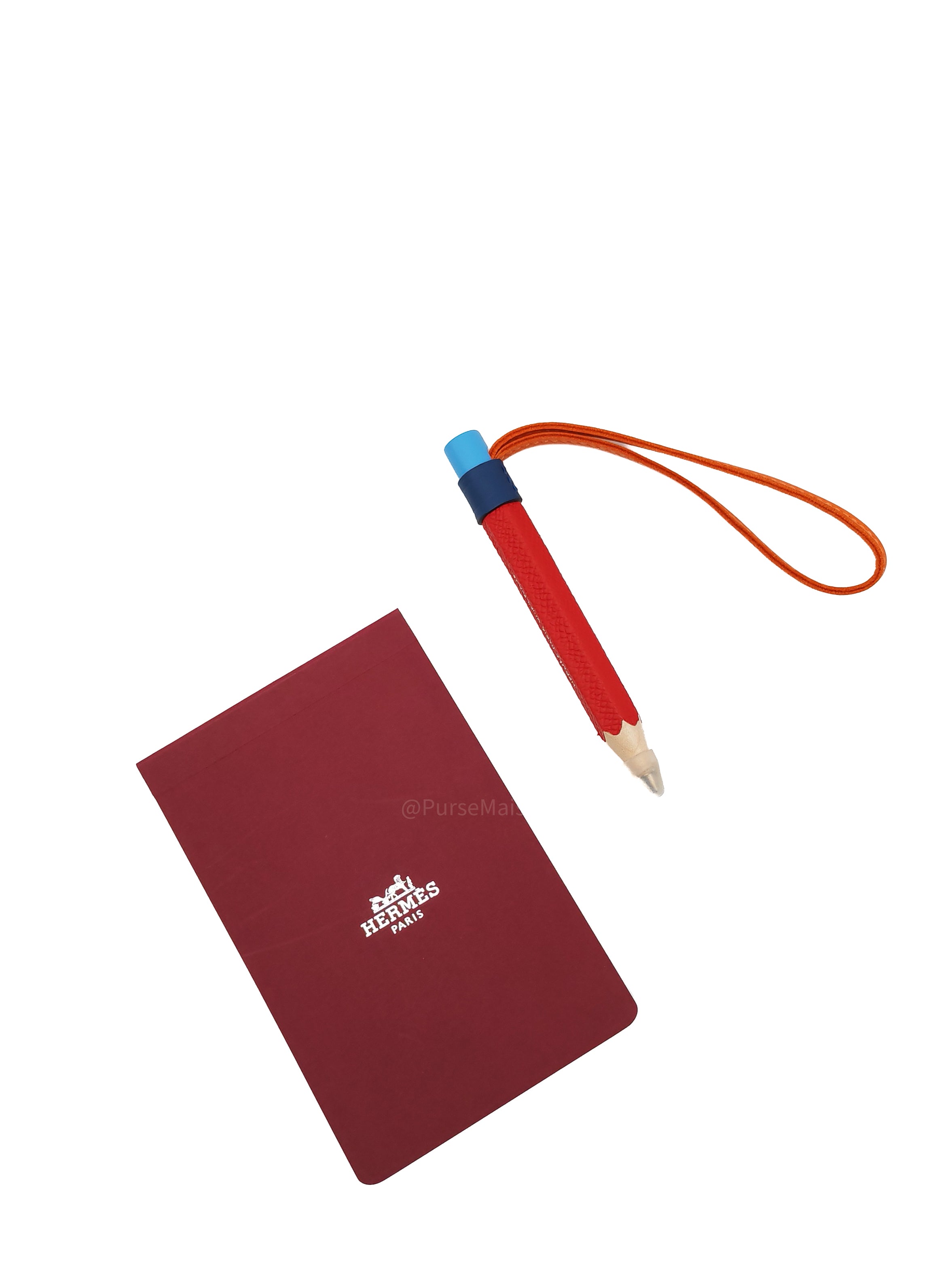 Hermes Pencilver Charm with Notebook