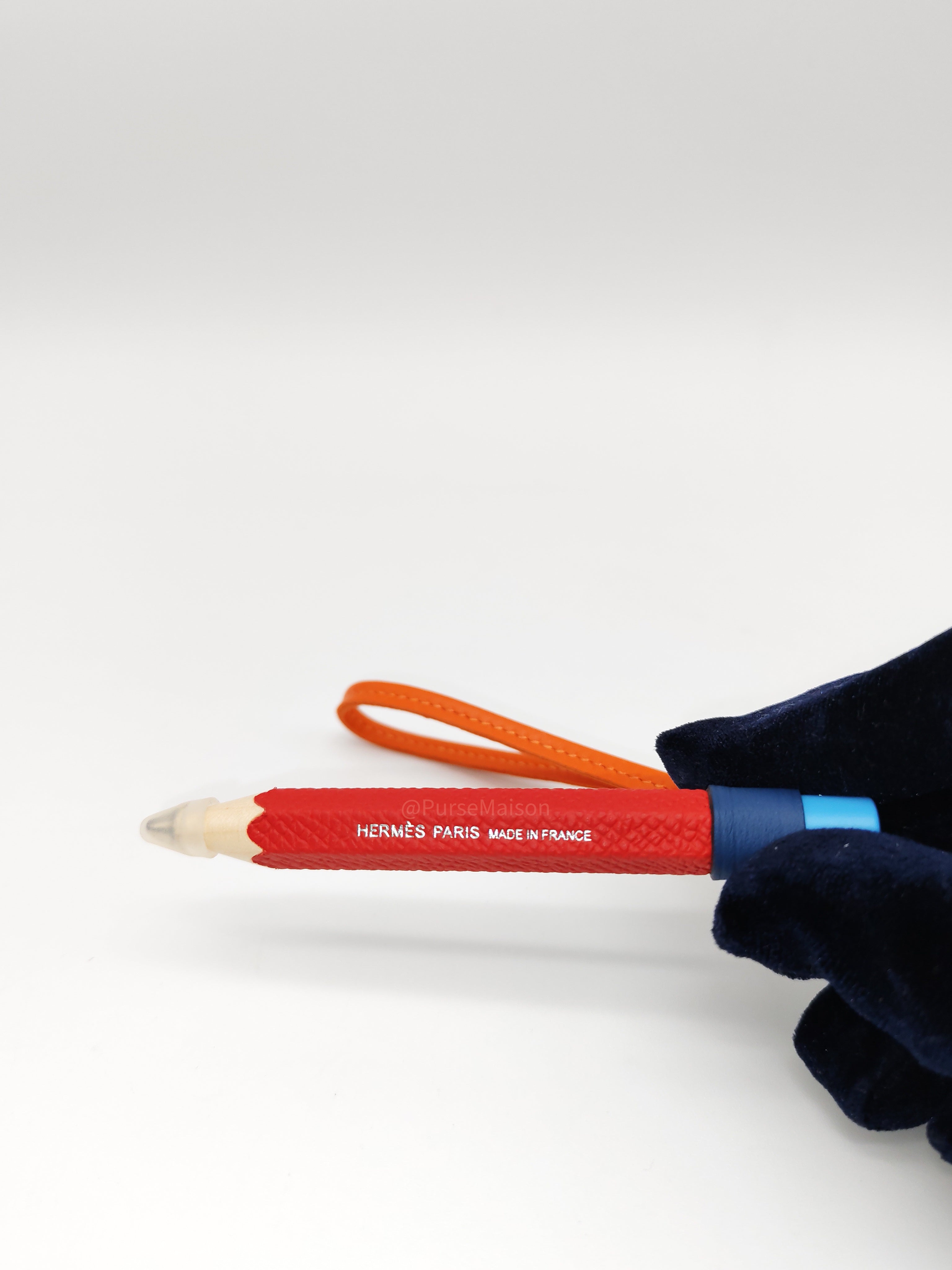 Hermes Pencilver Charm with Notebook