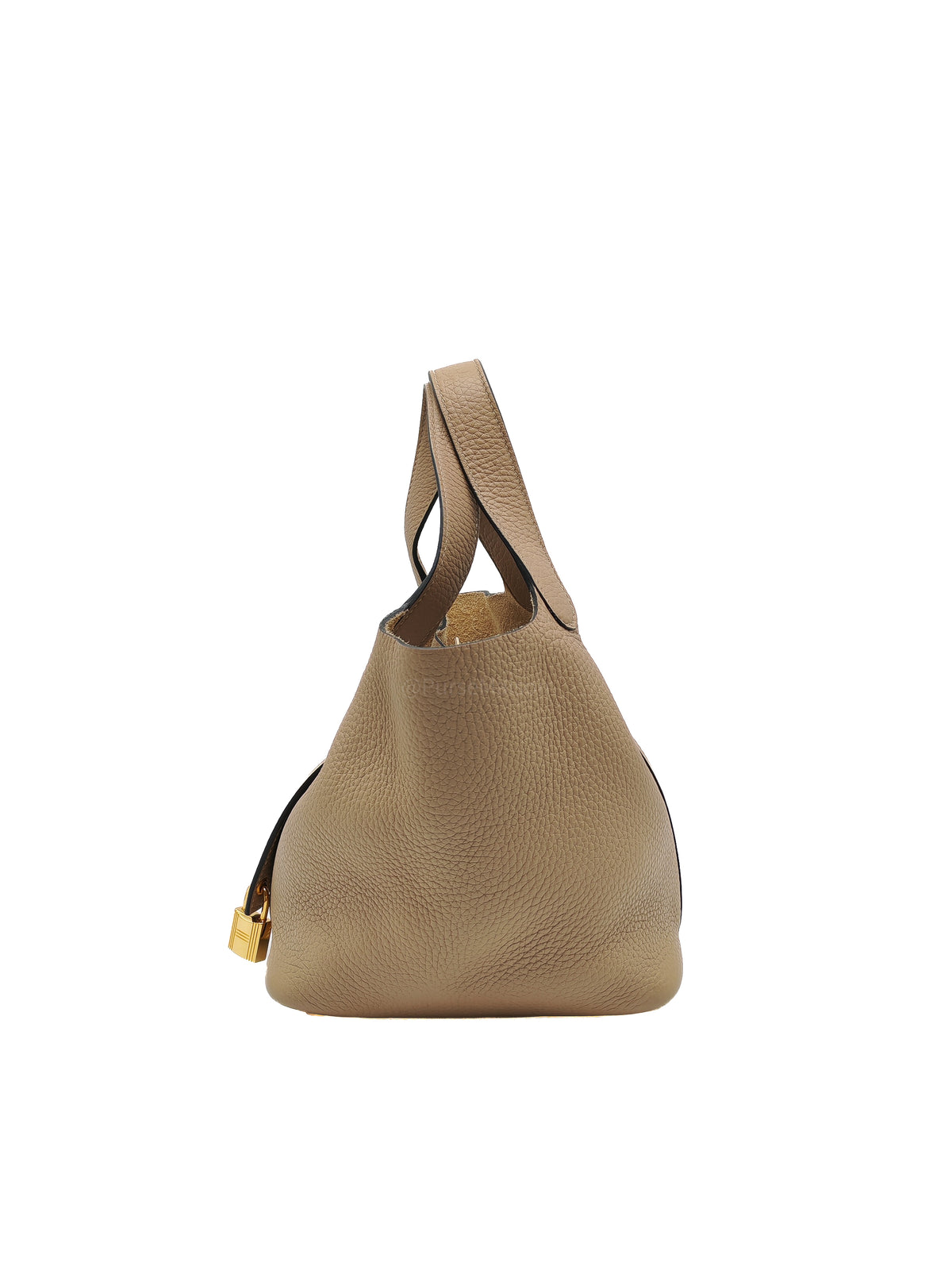 Hermes Picotin Lock 18 in Trench Taurillon Clemence Leather Gold Hardware Stamp Z(2021)