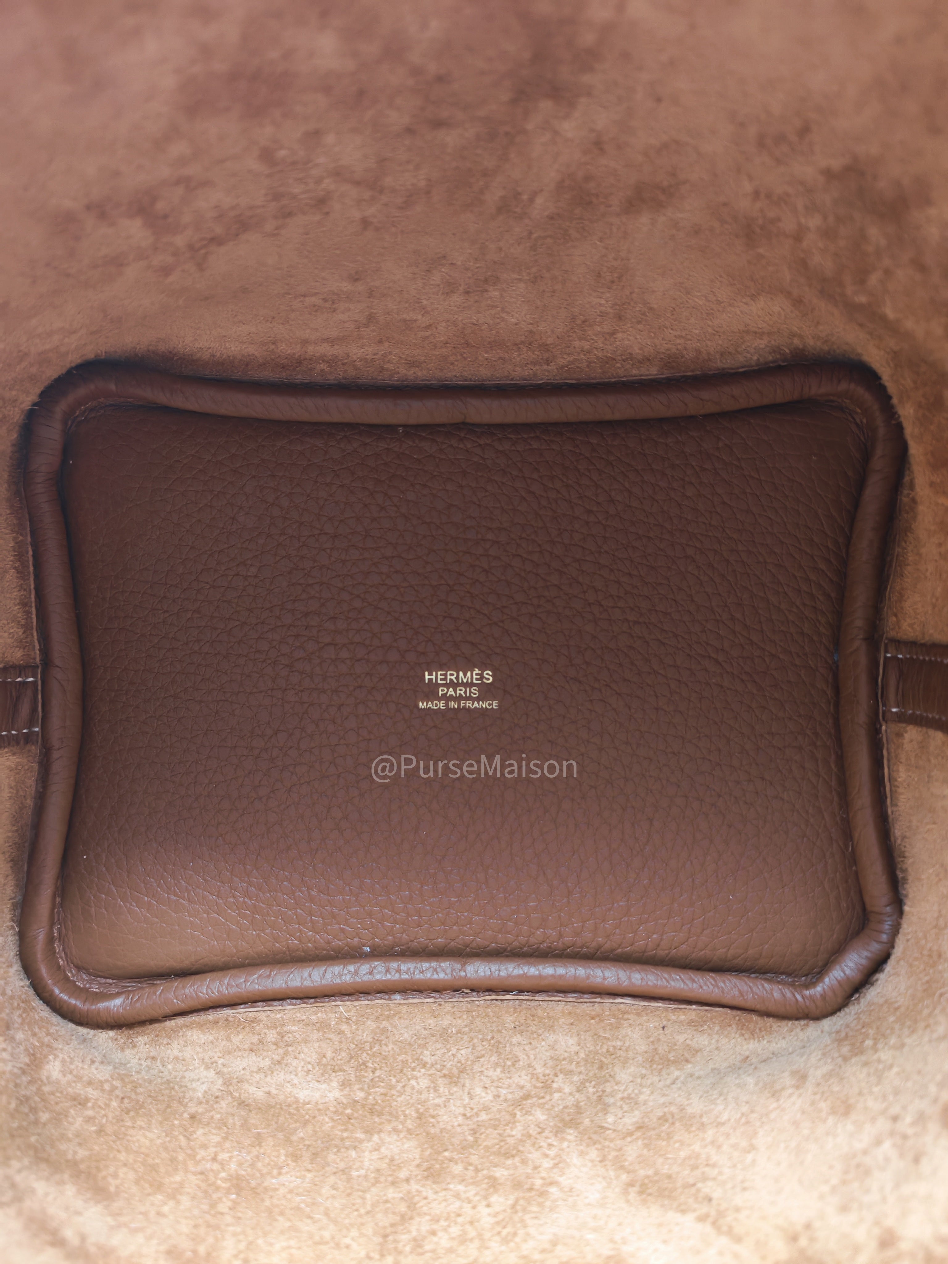 Hermes Picotin Lock 18 in Gold Clemence Leather and Gold Hardware Stamp Z(2021)