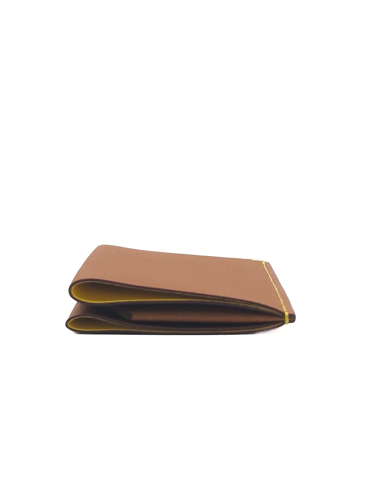 Hermes H Sellier Card Holder in Gold Epsom Leather Stamp W (2024)