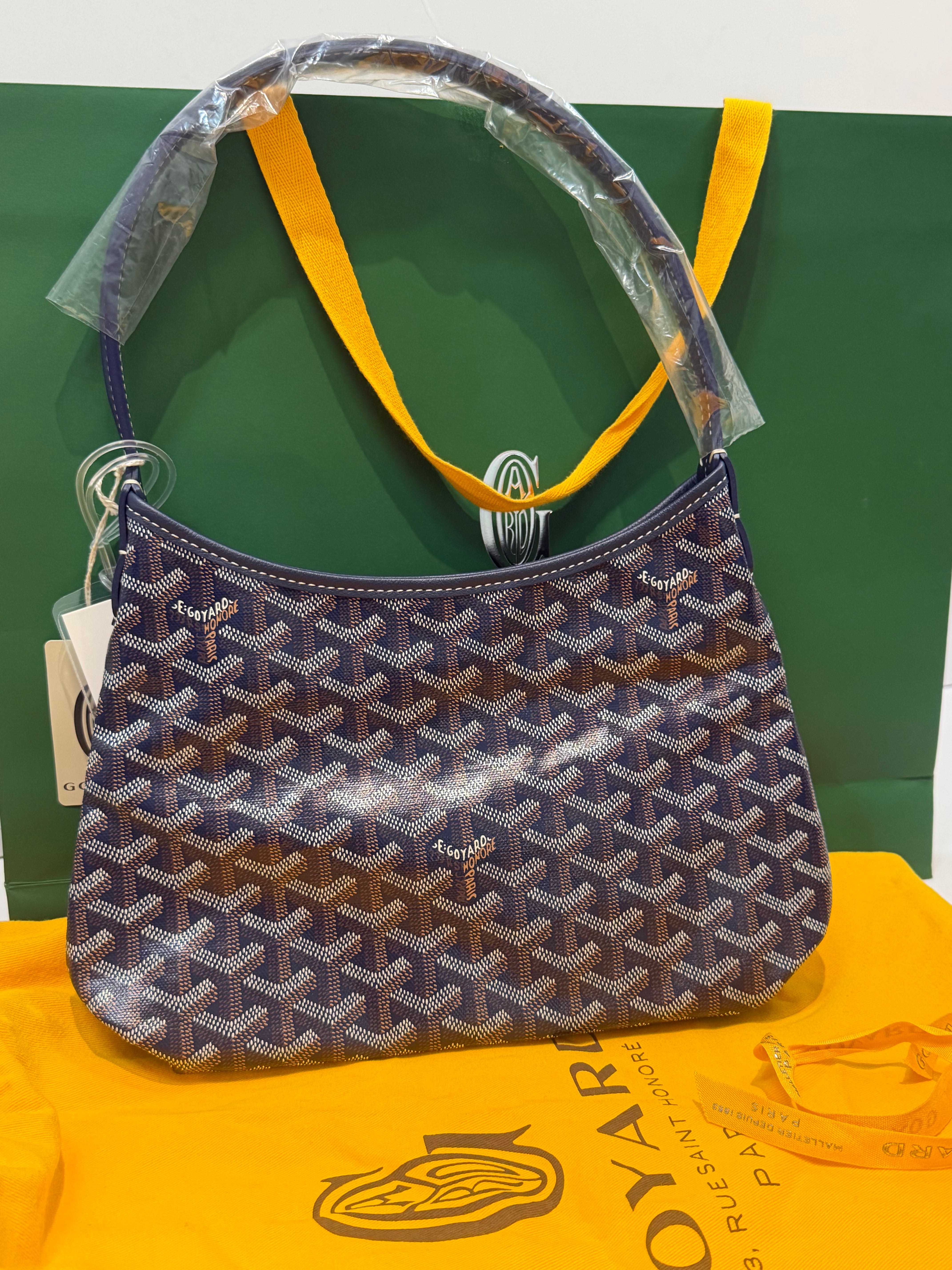 Mini Boheme in Navy Blue Goyardine Canvas