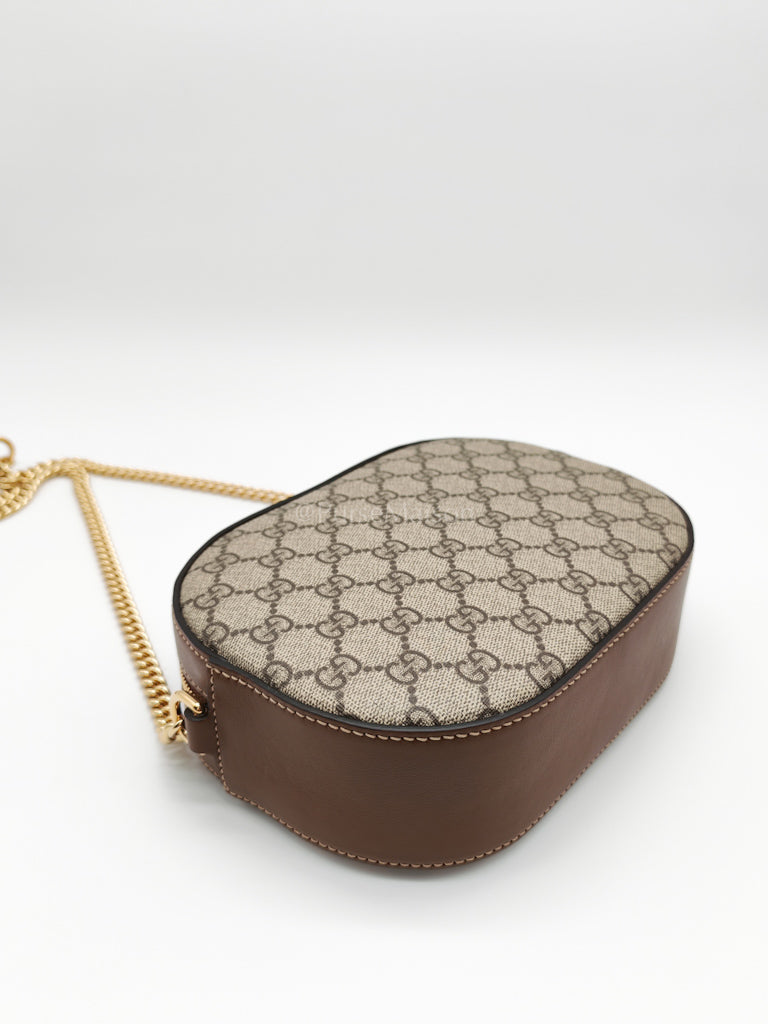 Supreme Monogram Round Camera Bag in Chain Strap