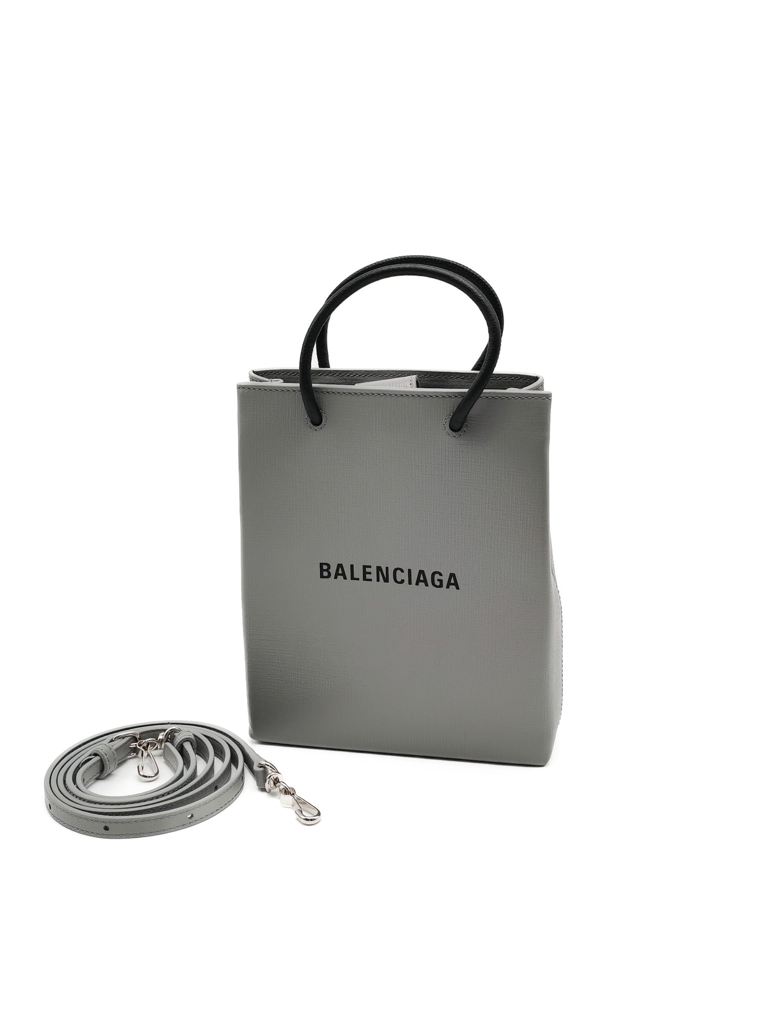 Shopping Phone Holder Bag Medium in Gray