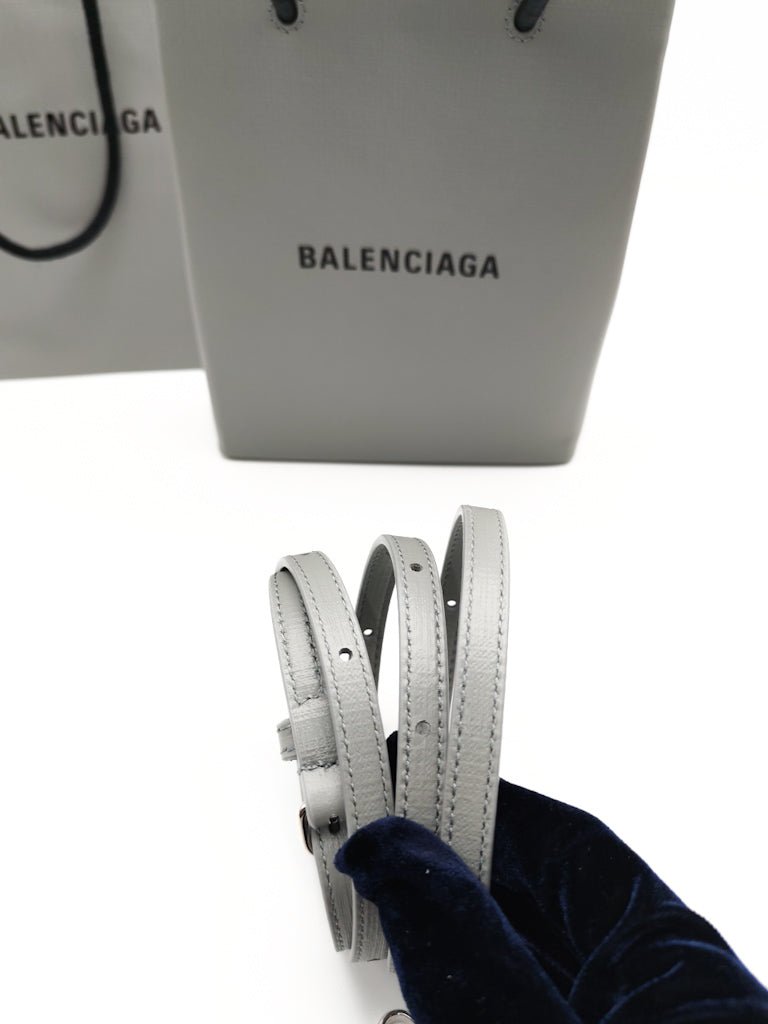 Shopping Phone Holder Bag Medium in Gray