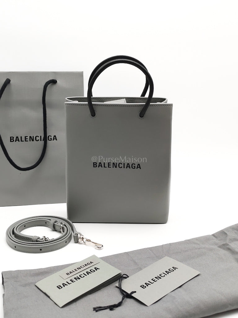 Shopping Phone Holder Bag Medium in Gray