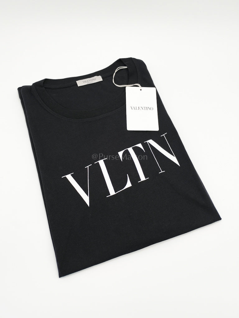 VLTN Logo T-shirt in Black Size L