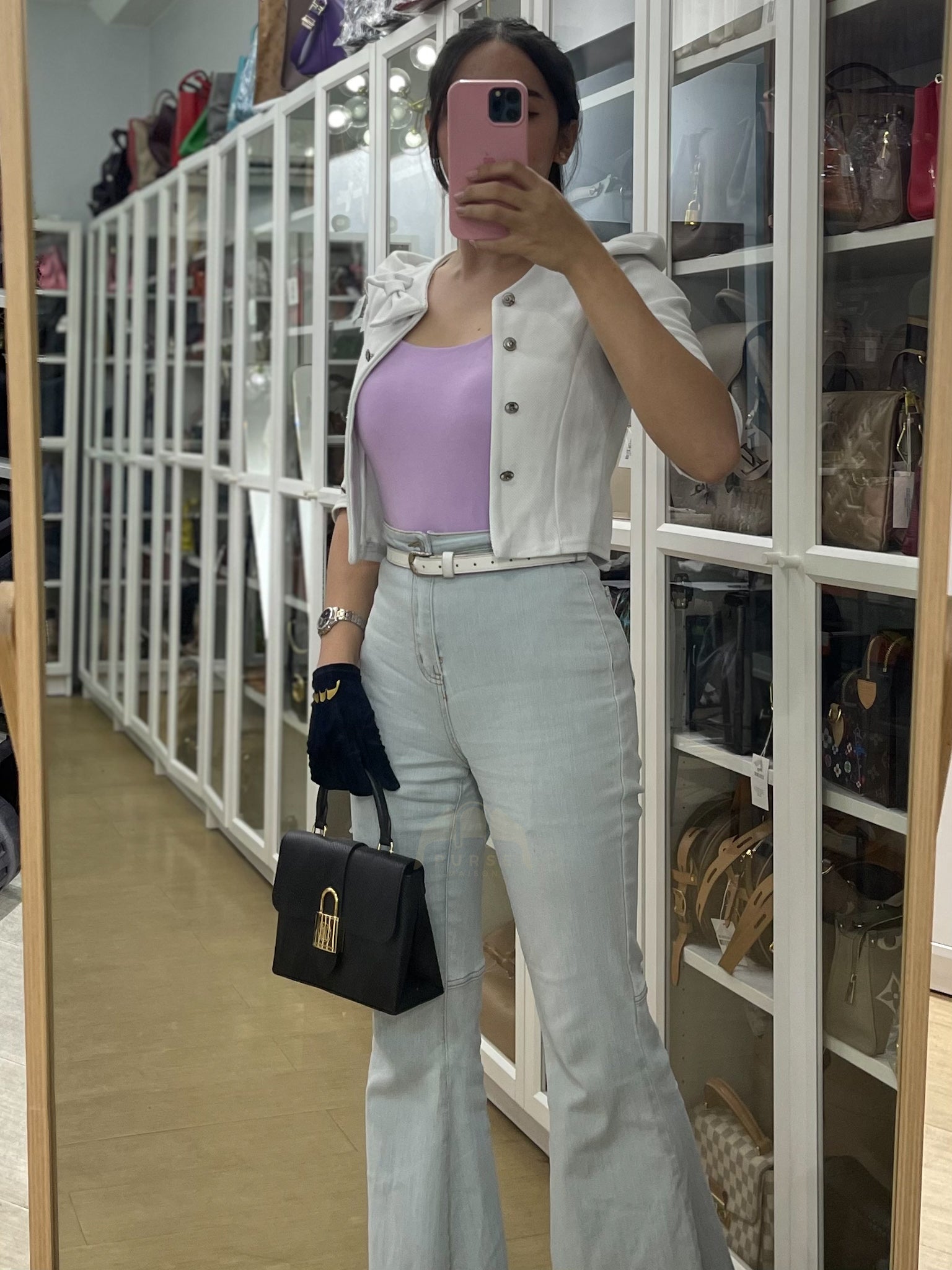 Locky BB in Black Epi Leather and Gold Hardware (Date Code: FL0189)