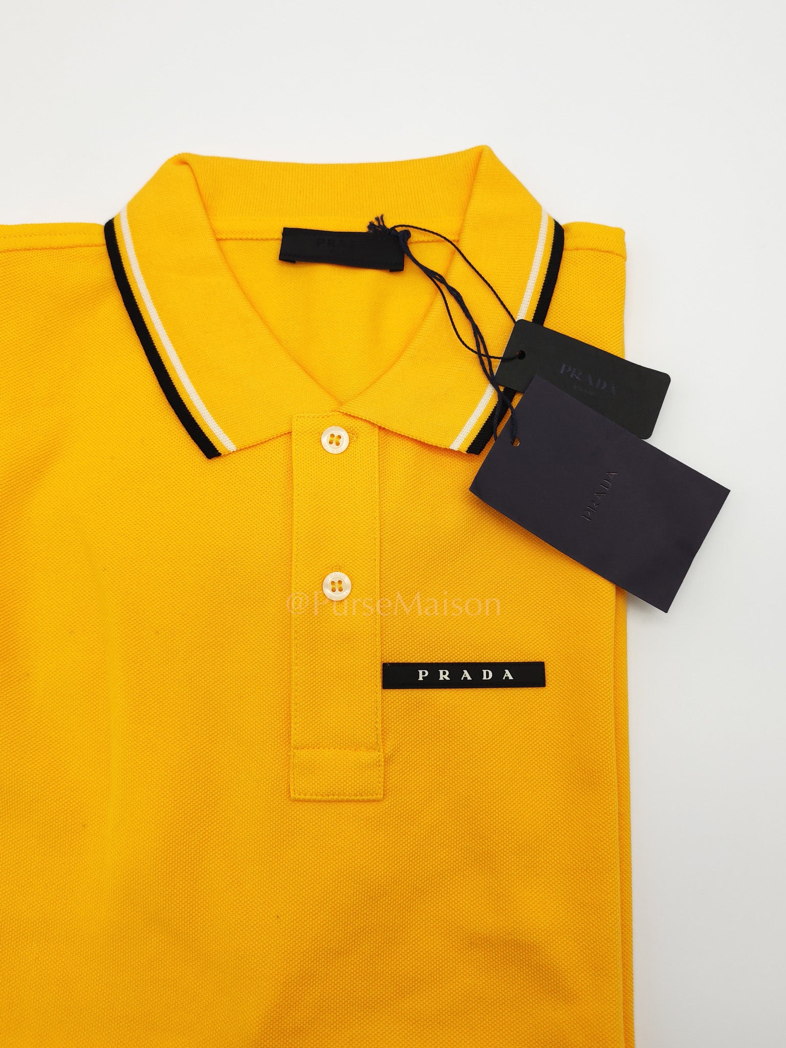 Piquet Sole (Yellow) Polo Shirt Size XL