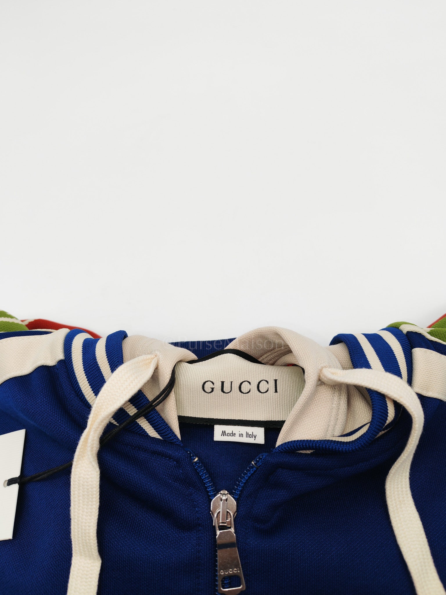 Casual GG Logo Hoodie in Blue Size XL