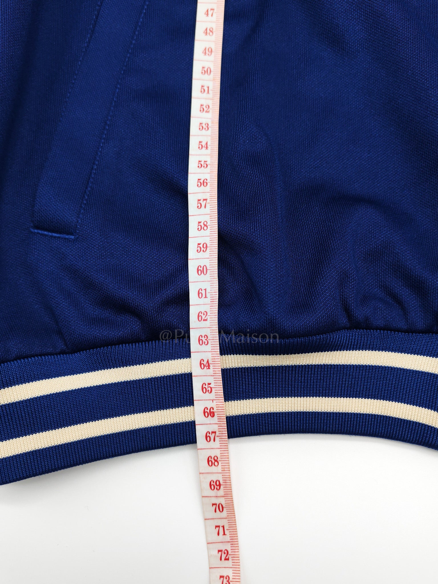 Casual GG Logo Hoodie in Blue Size XL