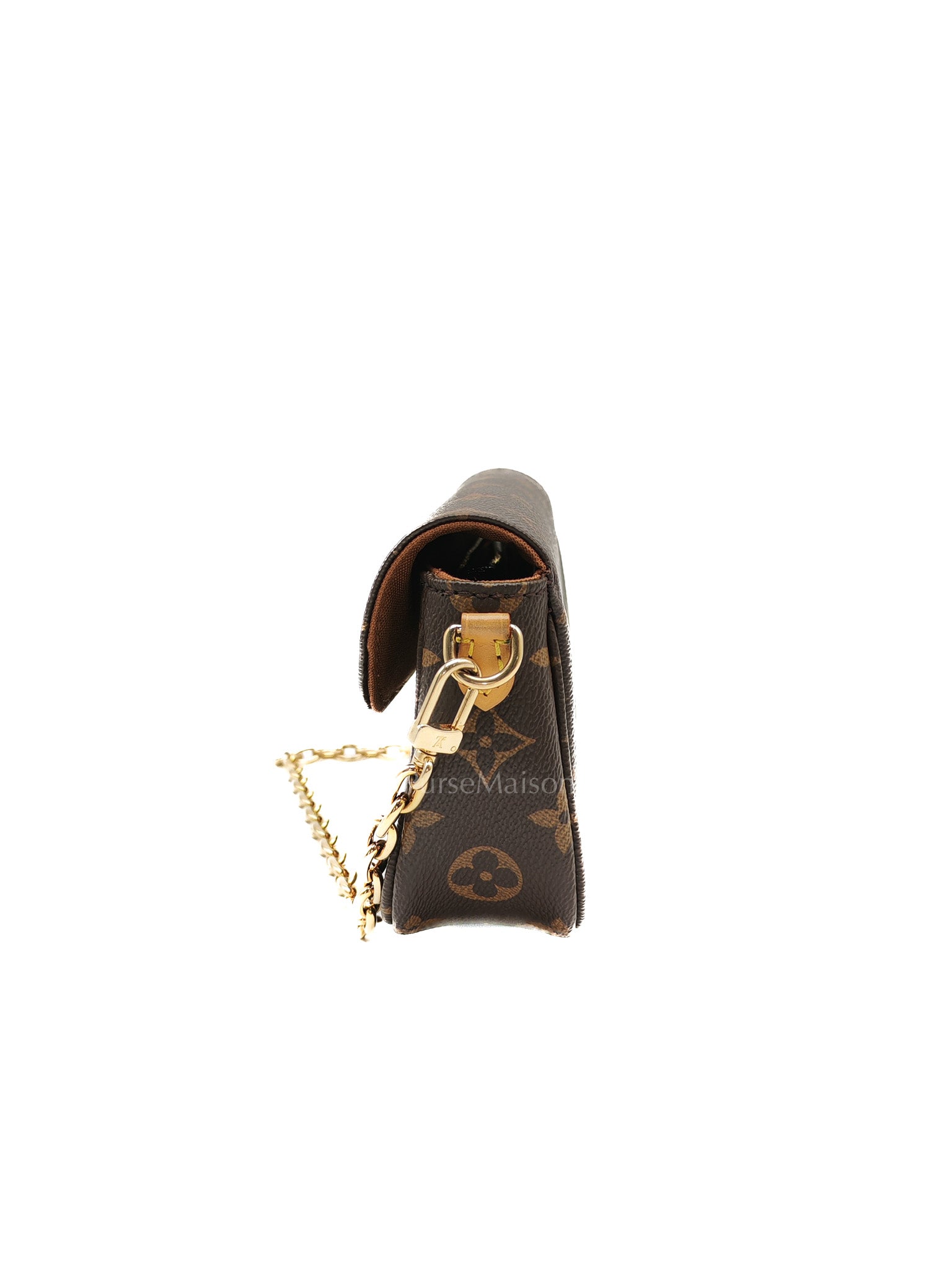 Ivy Wallet On Chain in Monogram Canvas Shoulder Bag (Microchip)