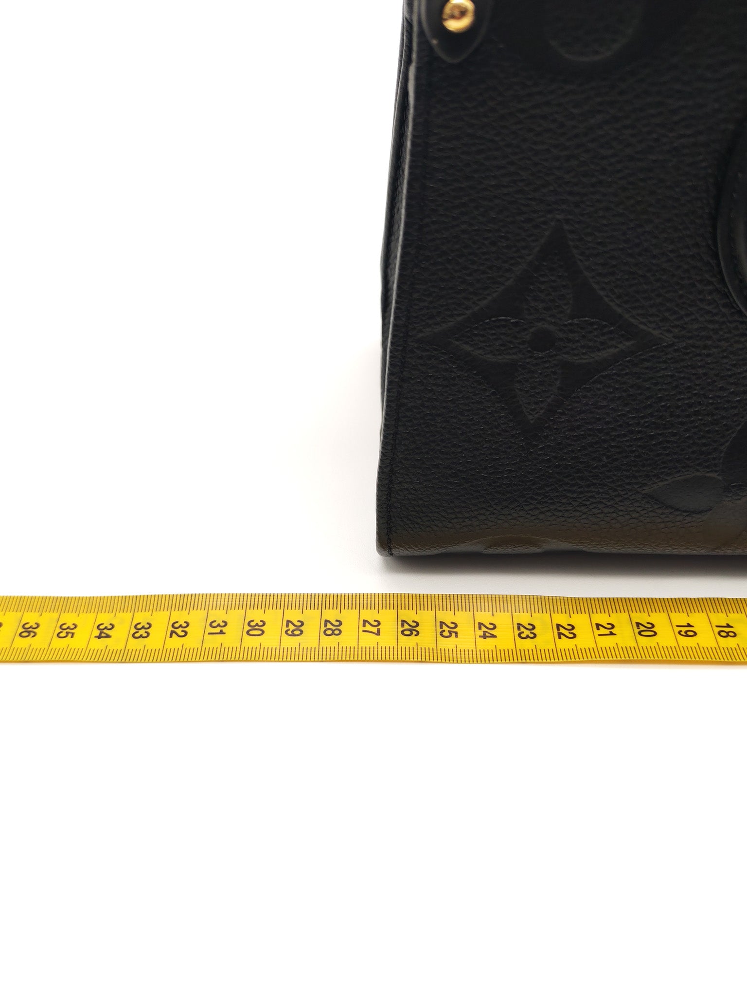 OnTheGo (OTG) East West in Black Empreinte Leather Two-Way Bag (Microchip)