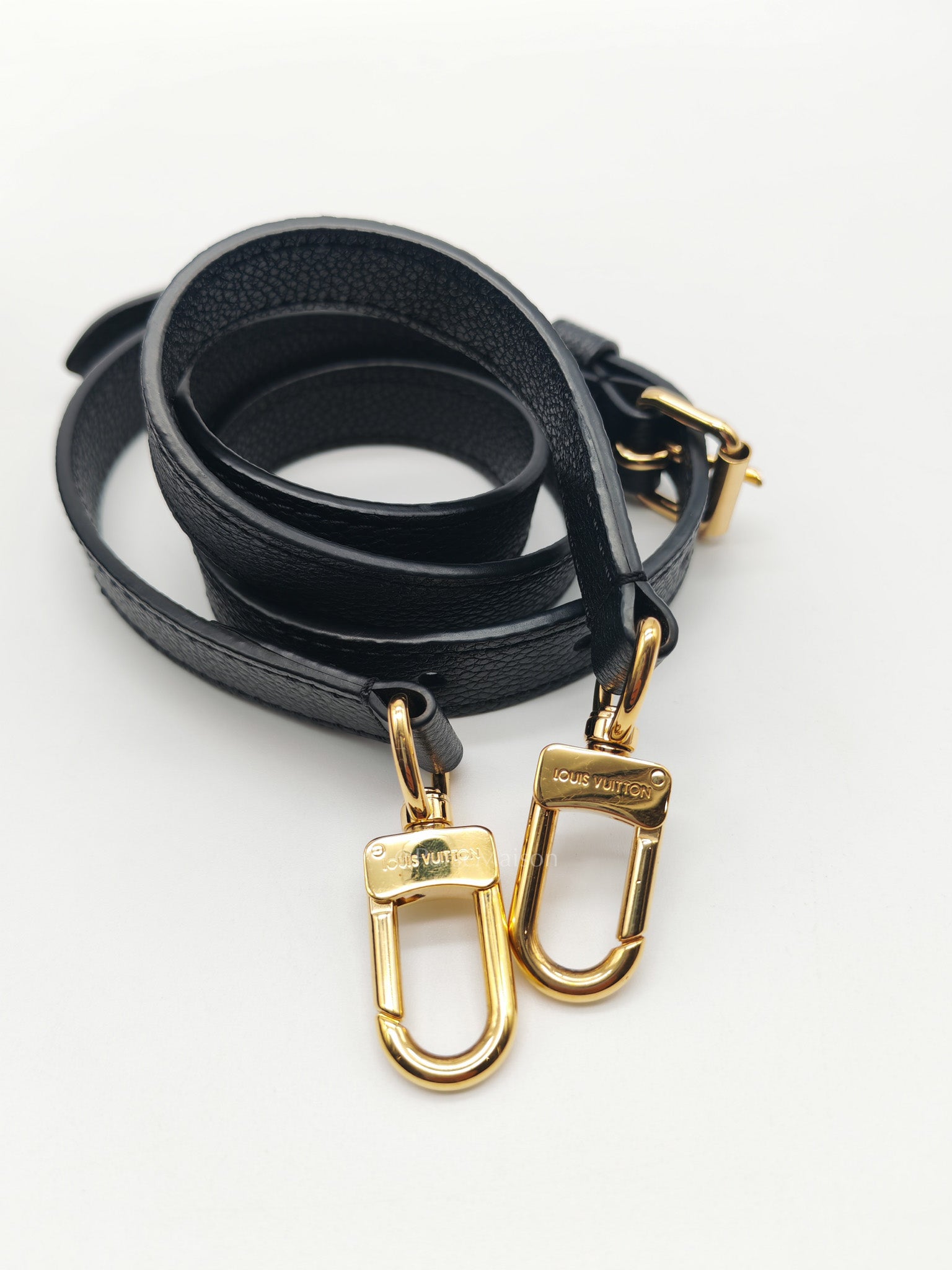 OnTheGo (OTG) East West in Black Empreinte Leather Two-Way Bag (Microchip)