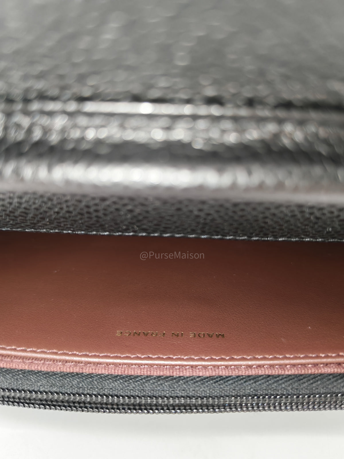 Chanel Classic Wallet On Chain (WOC) in Black Caviar Leather and Gold Hardware Microchip (2024)