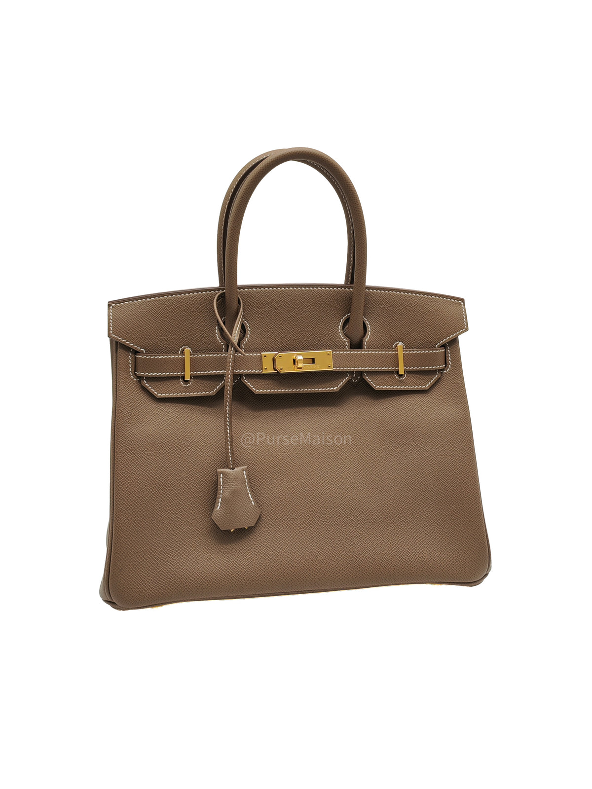 Hermes Birkin 30 in Etoupe Epsom Leather & Gold Hardware Stamp Y (2020)