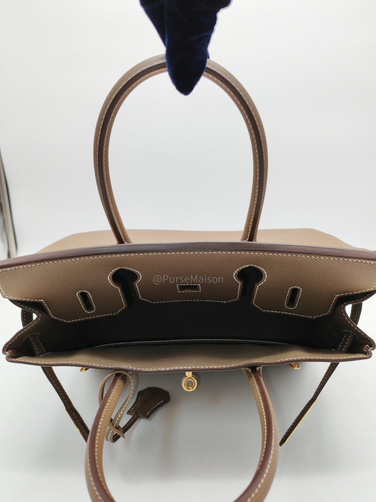 Hermes Birkin 30 in Etoupe Epsom Leather & Gold Hardware Stamp Y (2020)