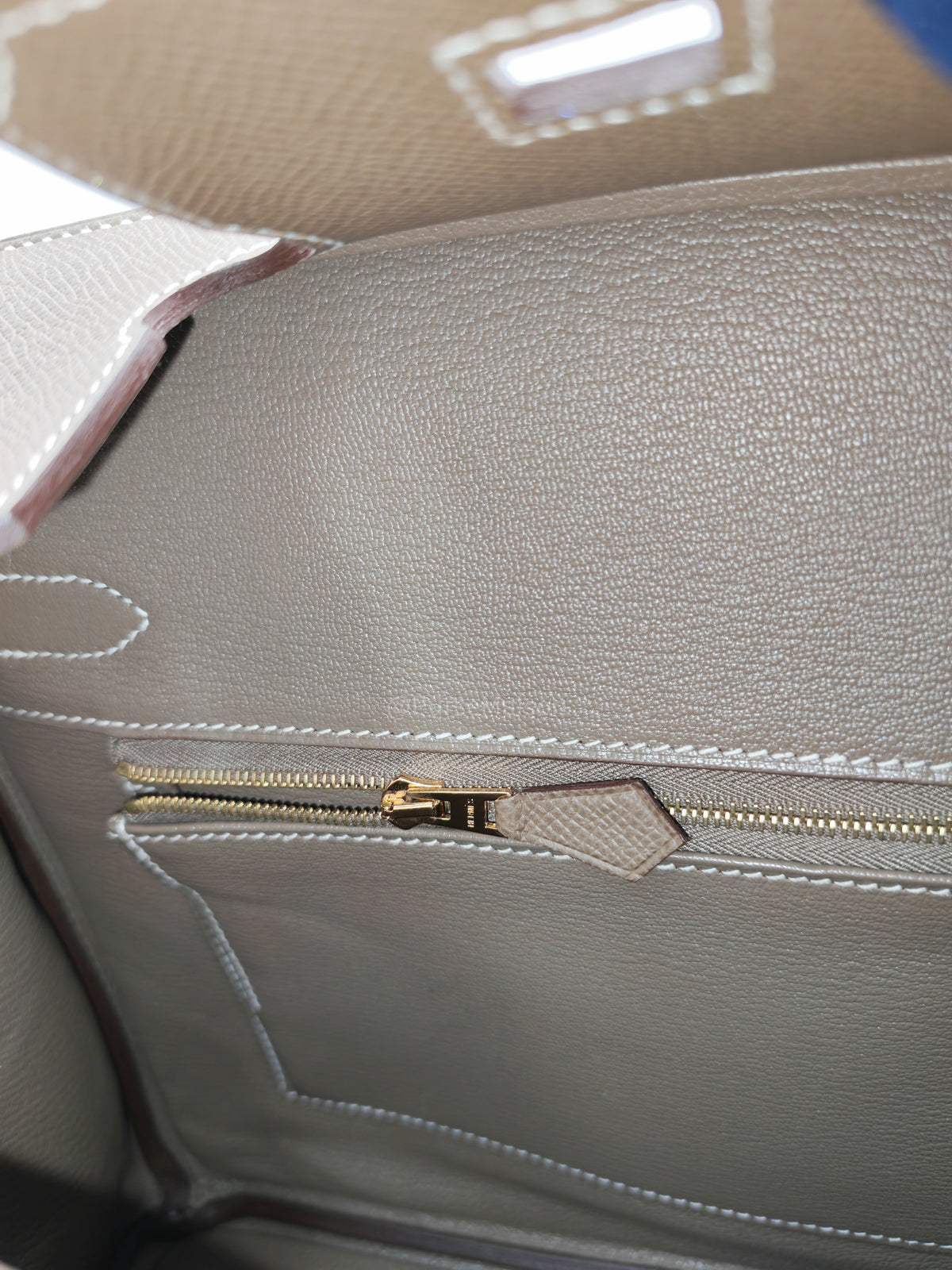 Hermes Birkin 30 in Etoupe Epsom Leather & Gold Hardware Stamp Y (2020)