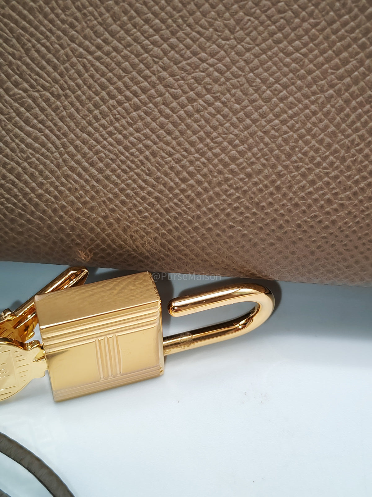 Hermes Birkin 30 in Etoupe Epsom Leather & Gold Hardware Stamp Y (2020)