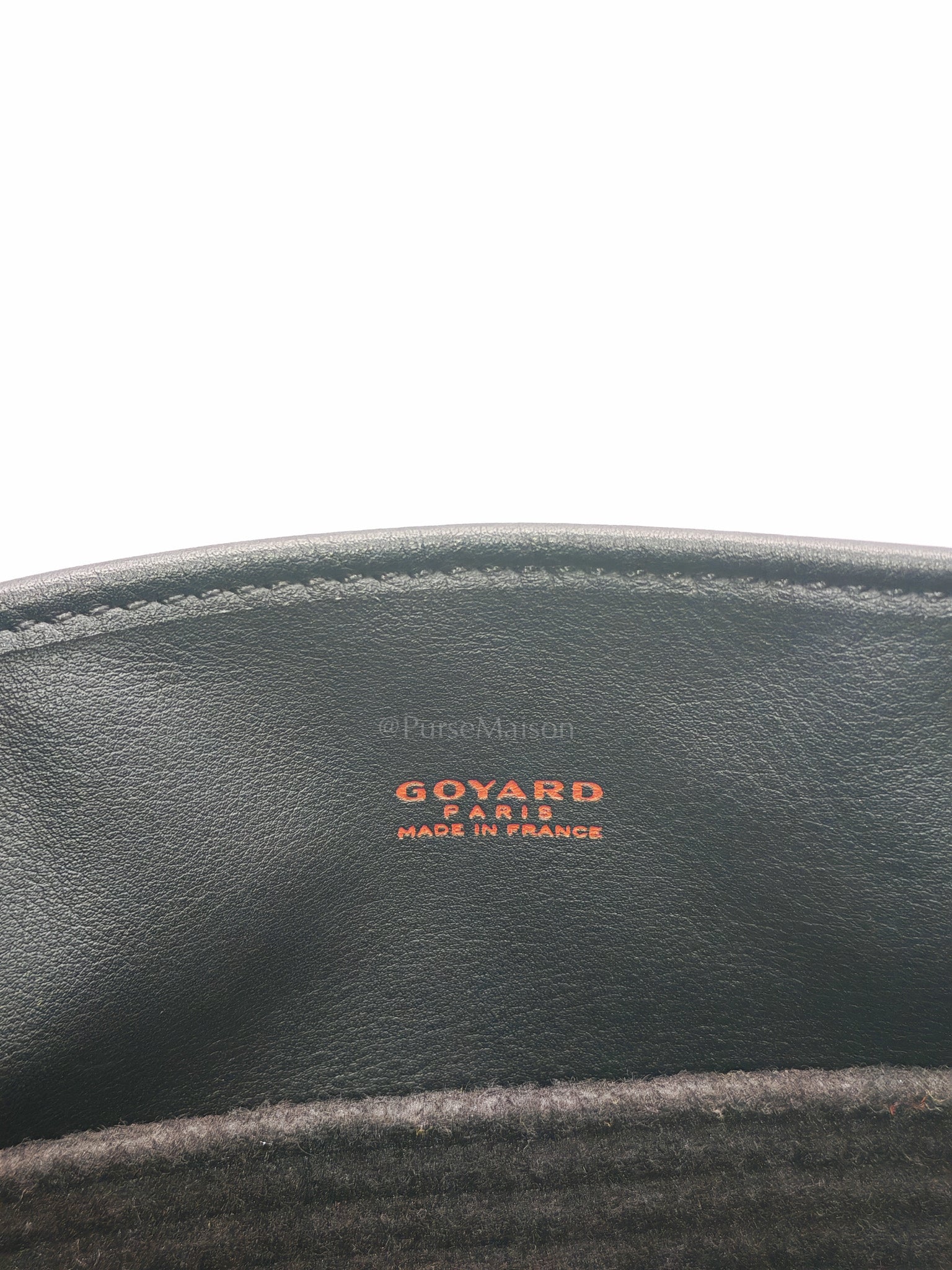 Mini Anjou in Black Goyardine Canvas