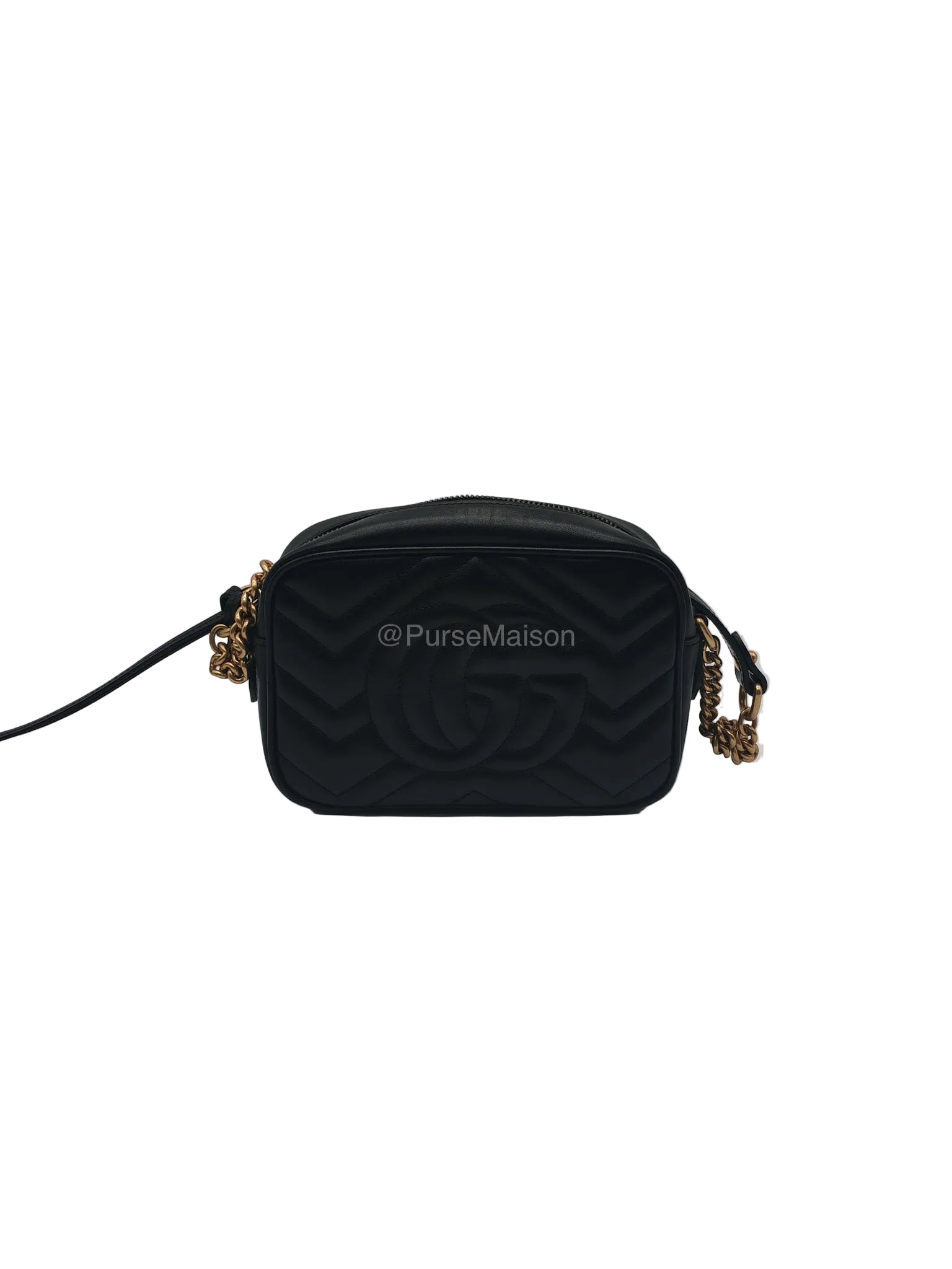 Gucci GG Marmont Camera Bag in Matelasse Leather Crossbody Bag