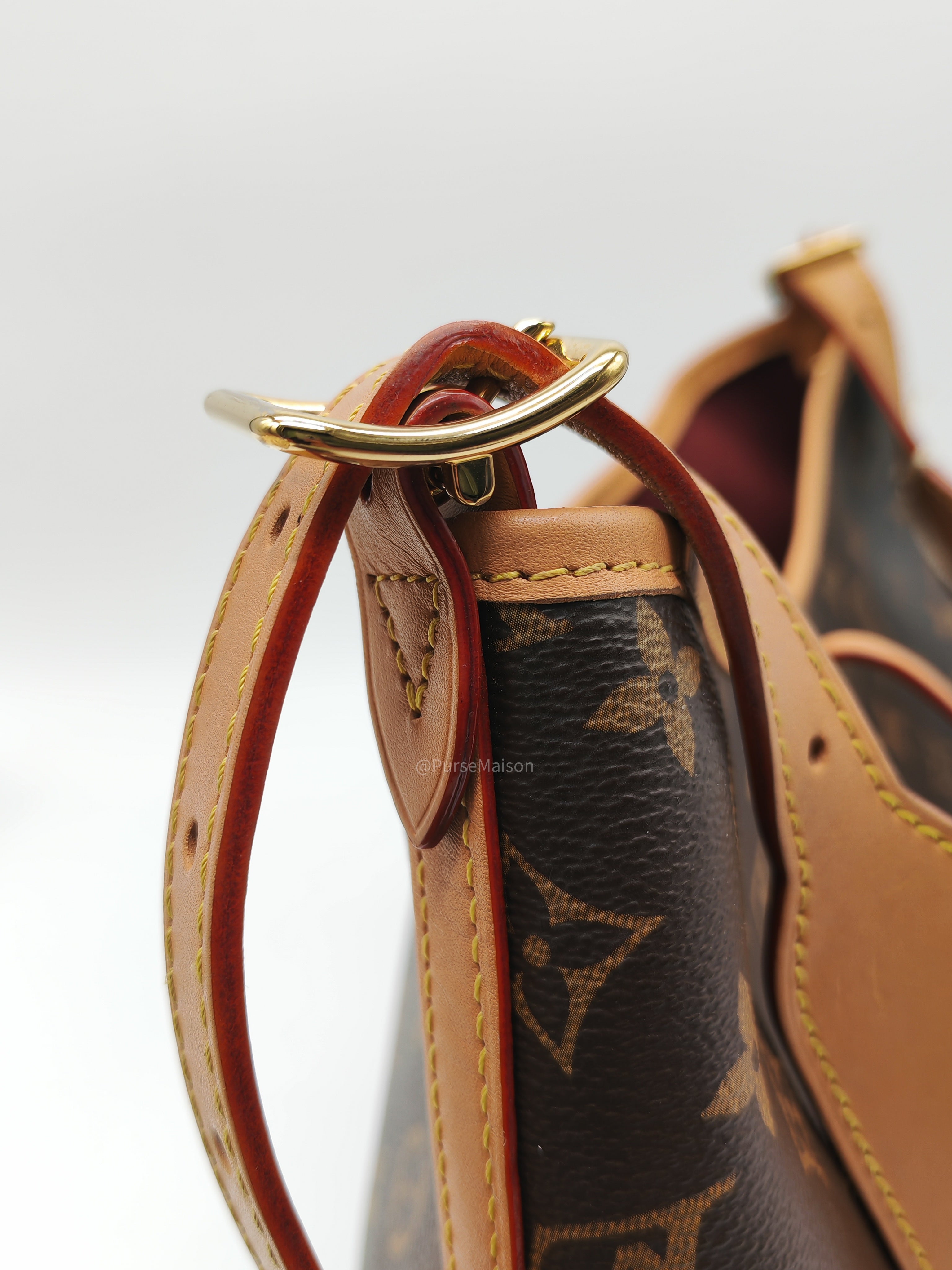 Louis Vuitton Carry All PM in Monogram Canvas and Gold Hardware Mircochip