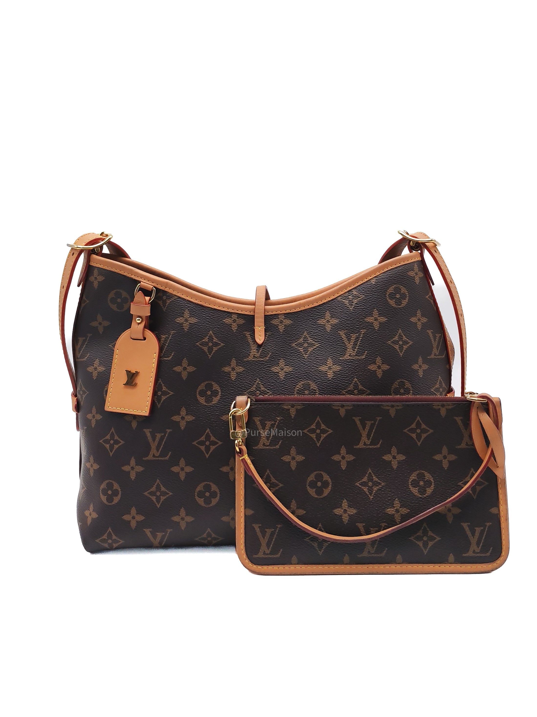 Louis Vuitton Carry All PM in Monogram Canvas and Gold Hardware Mircochip