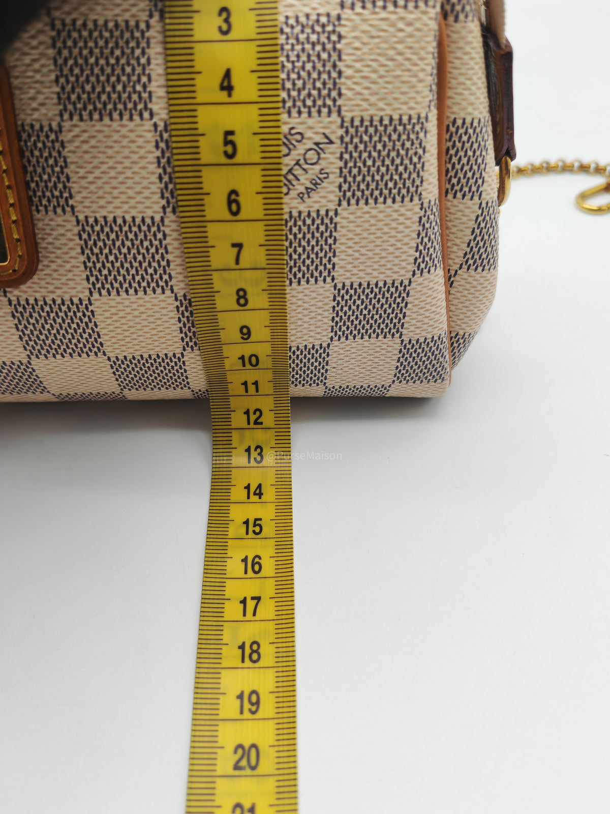 LV Damier Azur Eva Clutch Bag GHW