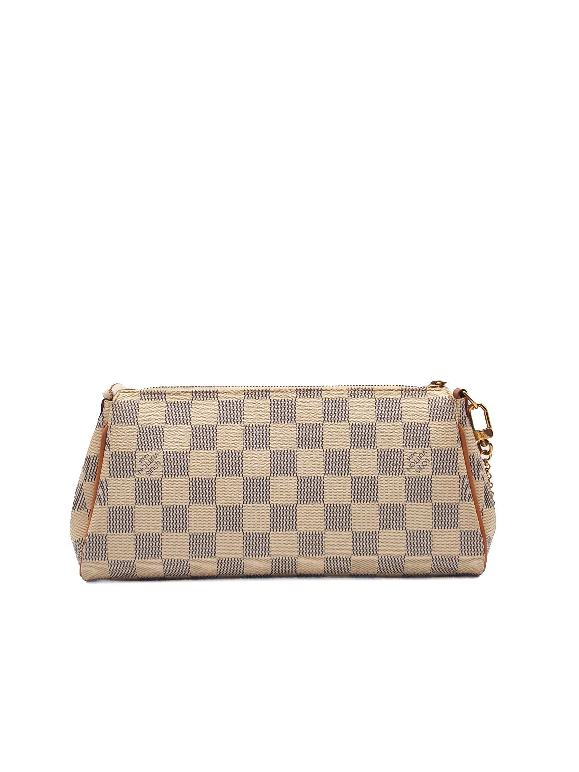LV Damier Azur Eva Clutch Bag GHW