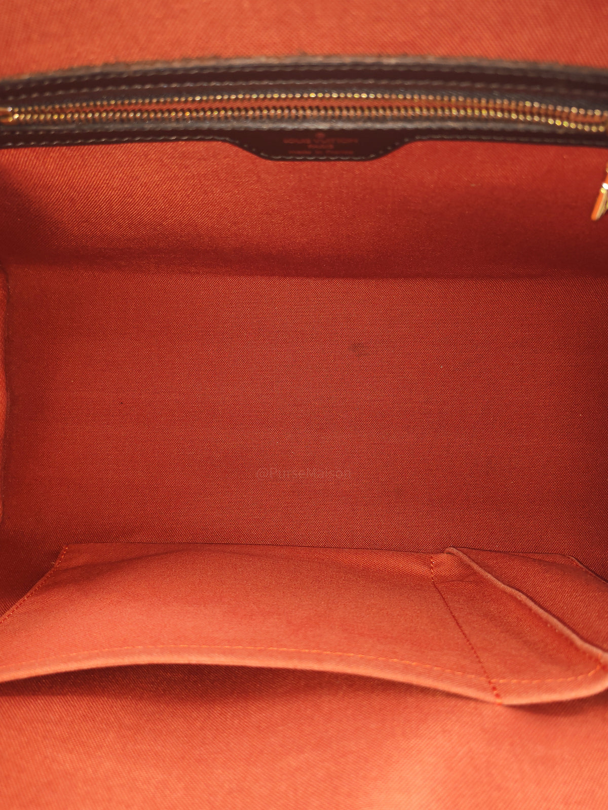 Louis Vuitton Nolita Hand Bag in Damier Ebene Canvas and Gold Hardware (Datecode: SP0022)